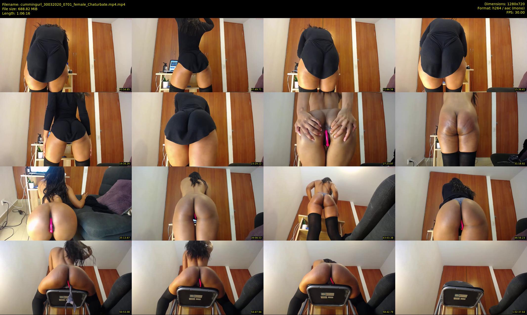 cummingurl — 67 minute Chaturbate couple cam show recording, 720p, Mar 30, 2020
