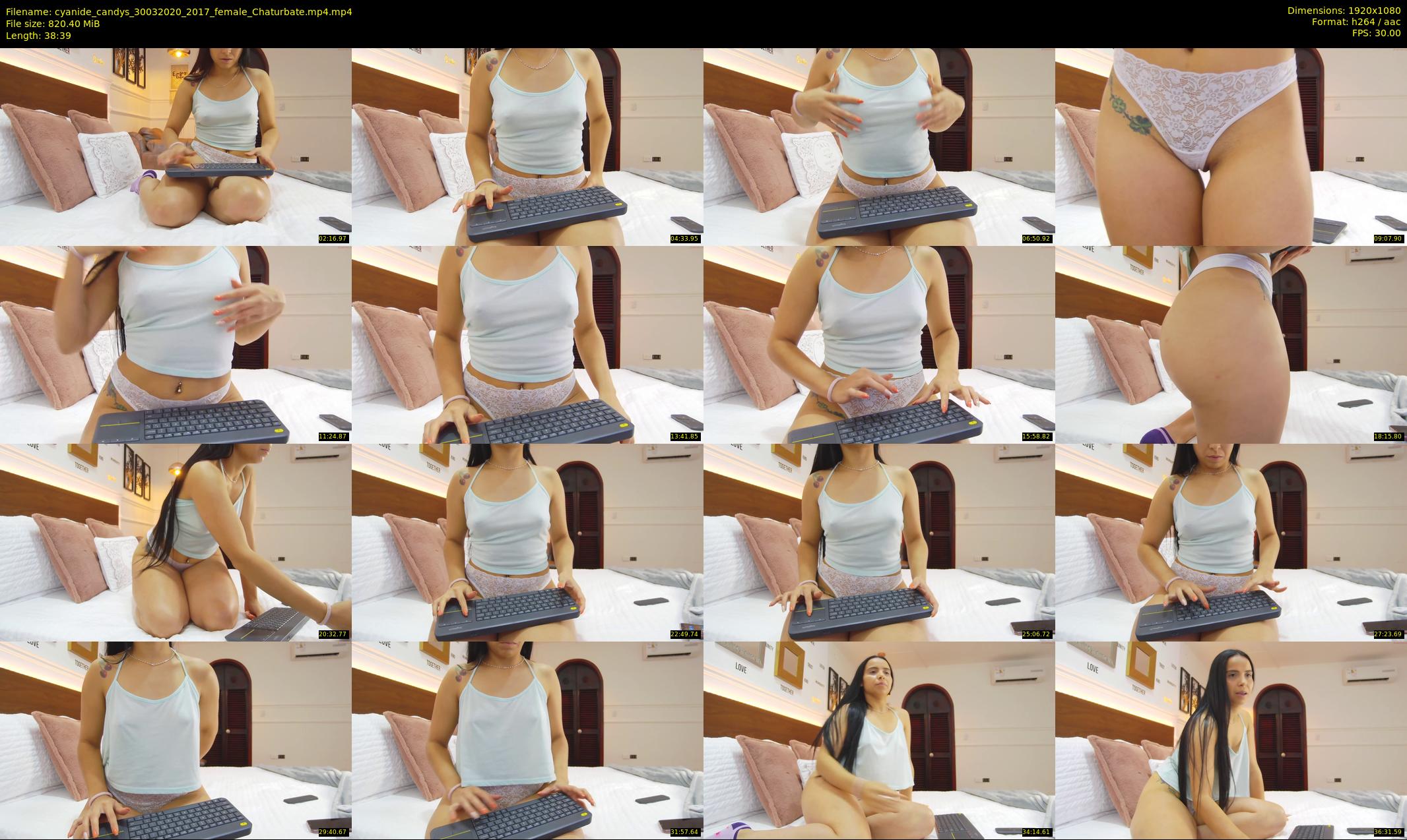 cyanide_candys — 39 minute Chaturbate female cam show recording, 1080p, Mar 30, 2020