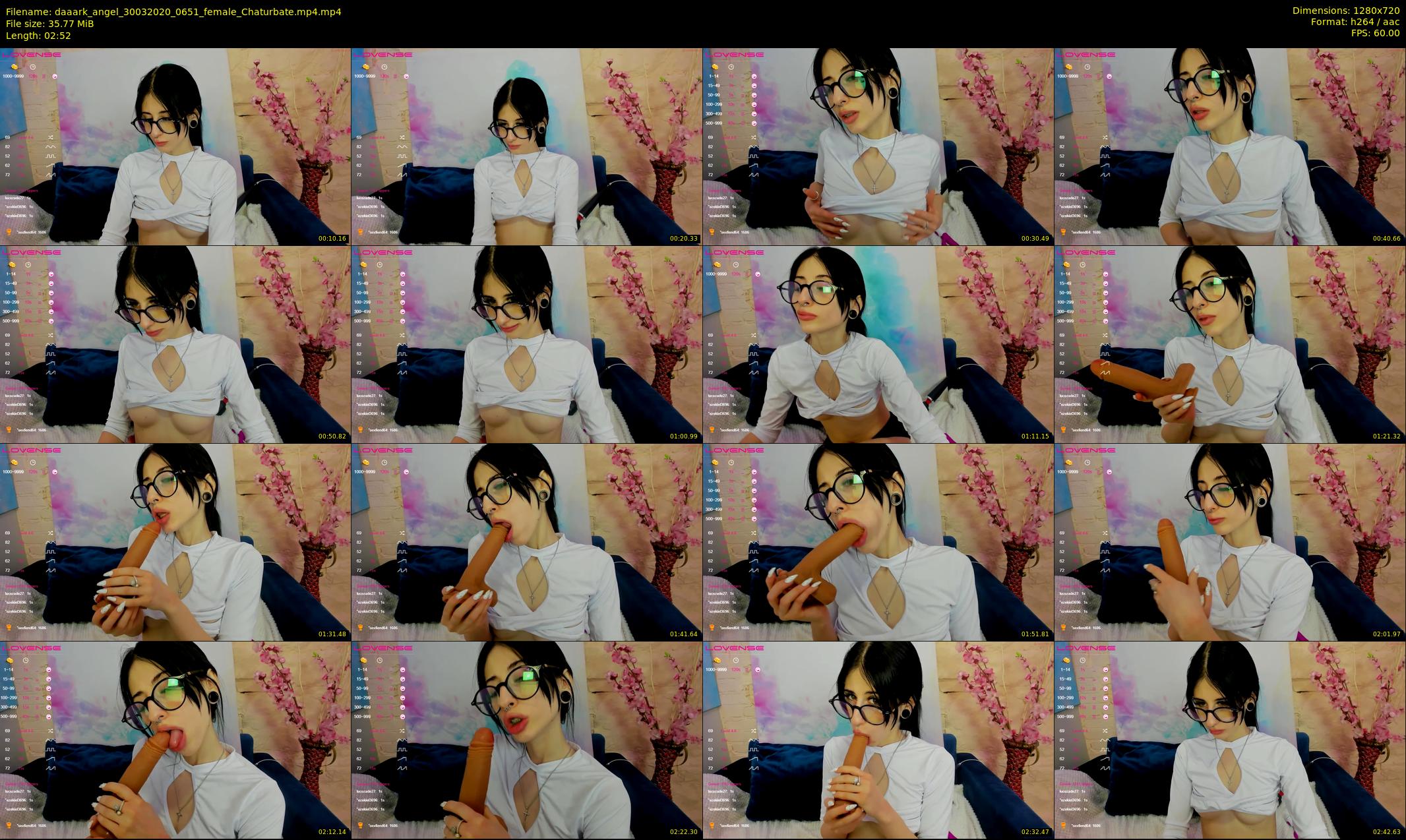 daaark_angel — 3 minute Chaturbate female cam show recording, 720p, Mar 30, 2020