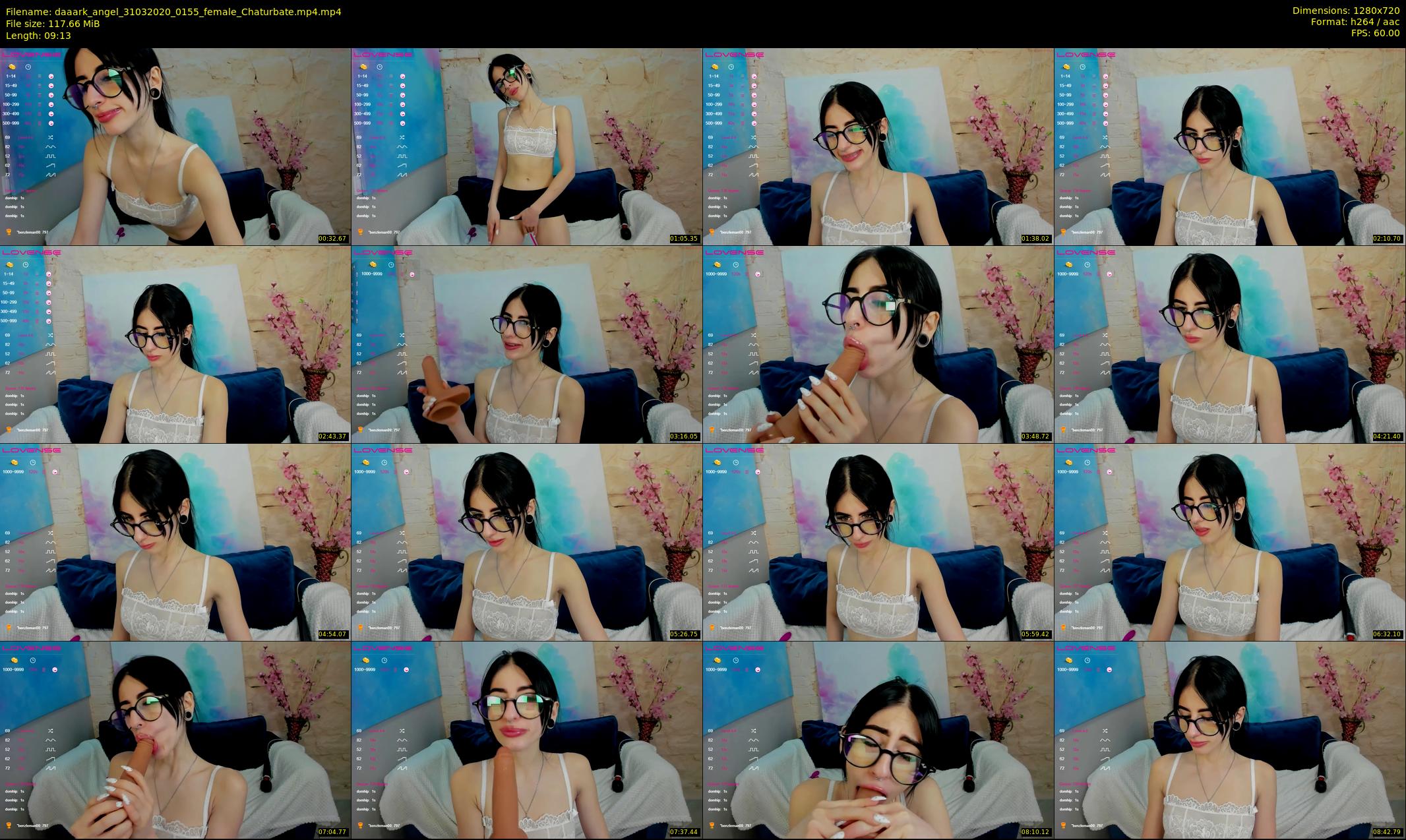 daaark_angel — 10 minute Chaturbate female cam show recording, 720p, Mar 31, 2020