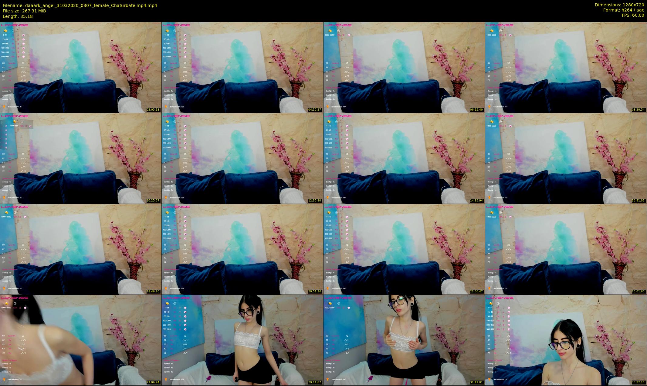 daaark_angel — 36 minute Chaturbate female cam show recording, 720p, Mar 31, 2020
