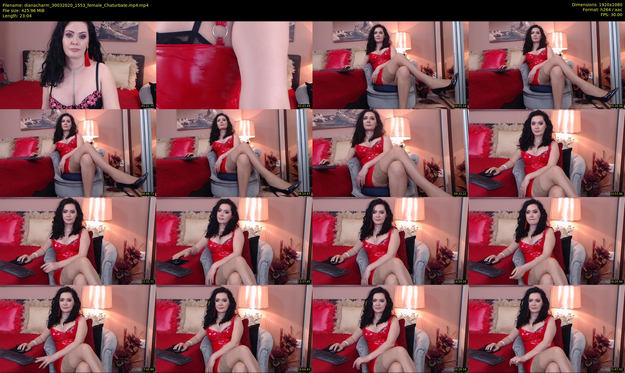 dianacharm — 24 minute Chaturbate female cam show recording, 1080p, Mar 30, 2020