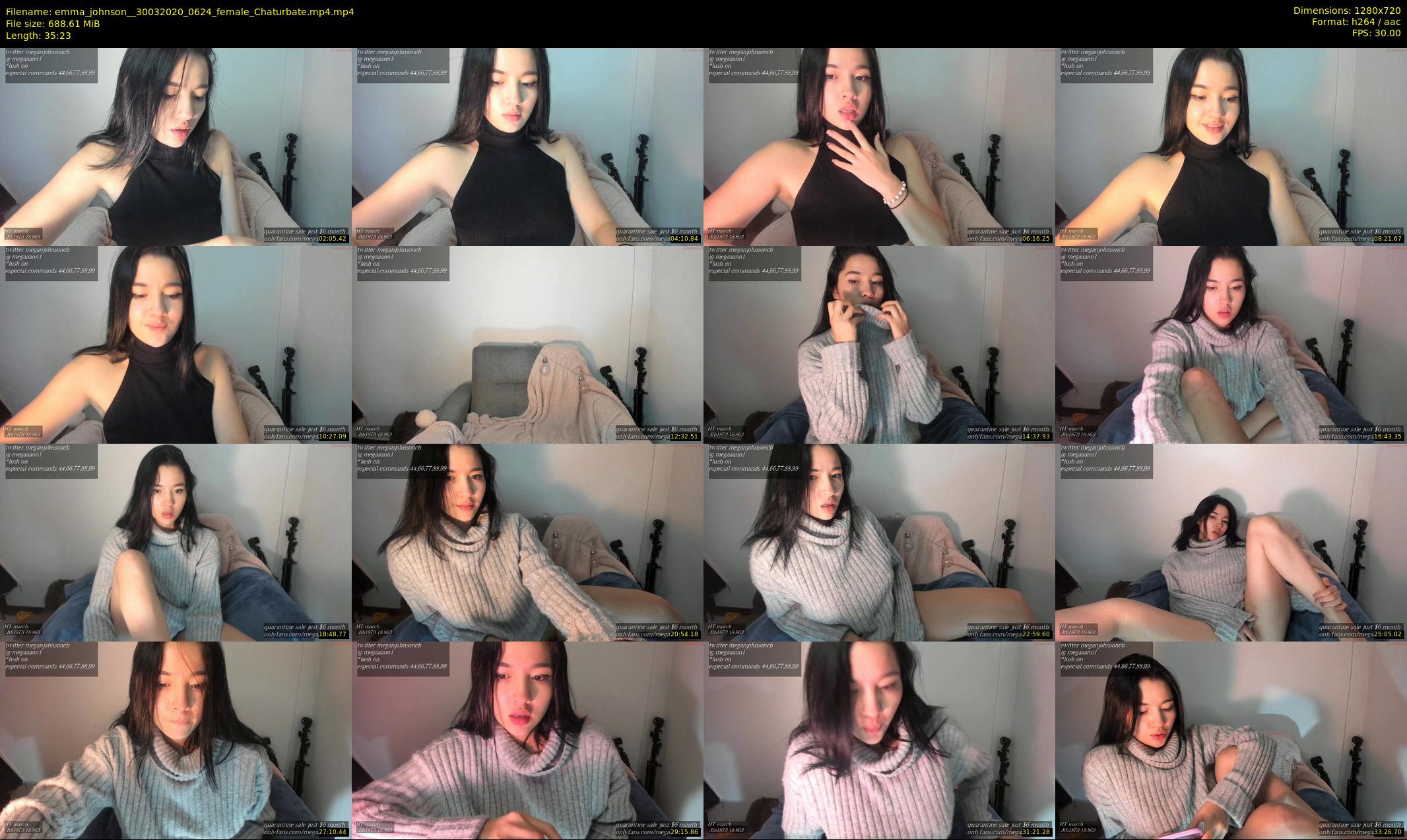 emma_johnson_ — 36 minute Chaturbate female cam show recording, 720p, Mar 30, 2020