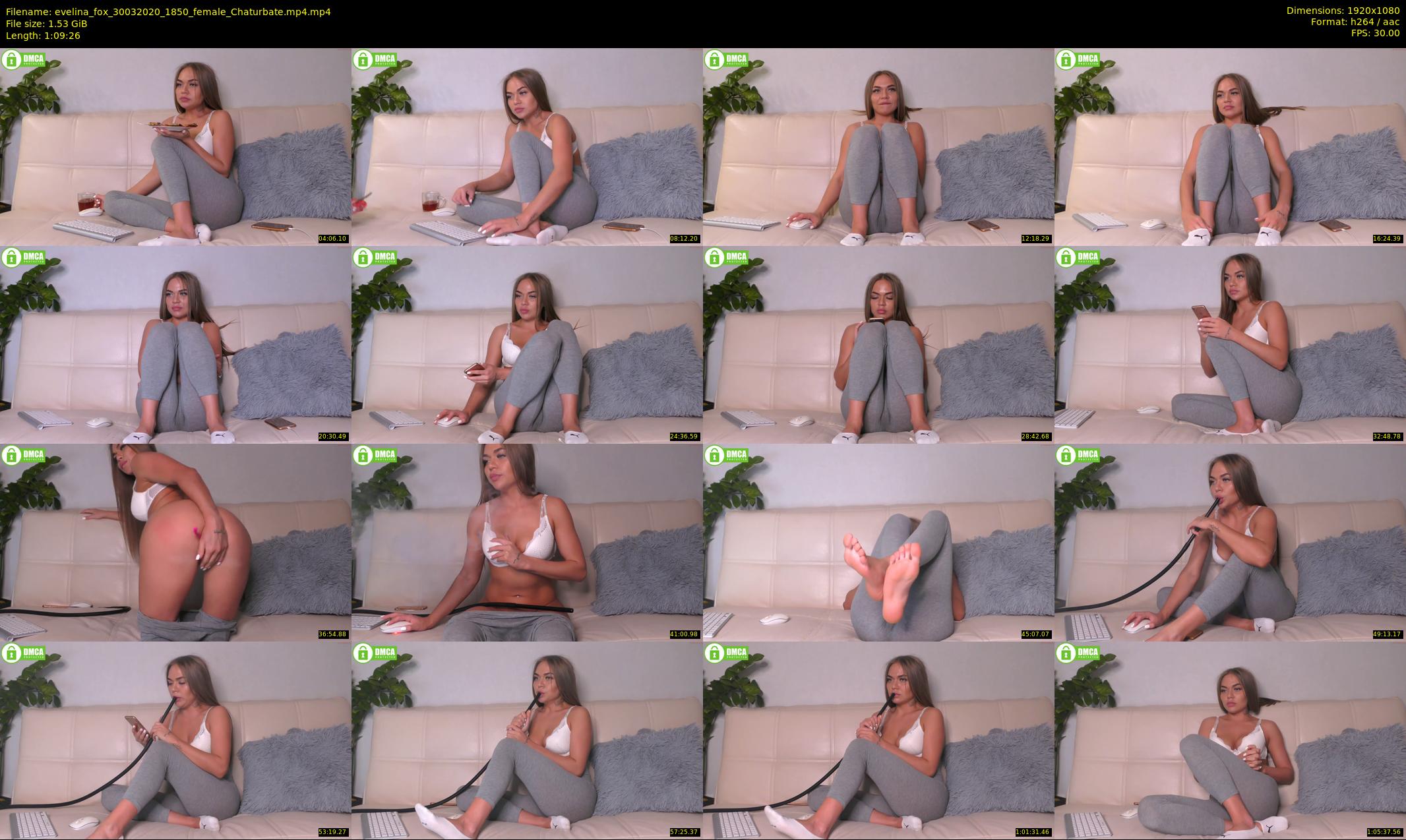 evelina_fox — 70 minute Chaturbate female cam show recording, 1080p, Mar 30, 2020