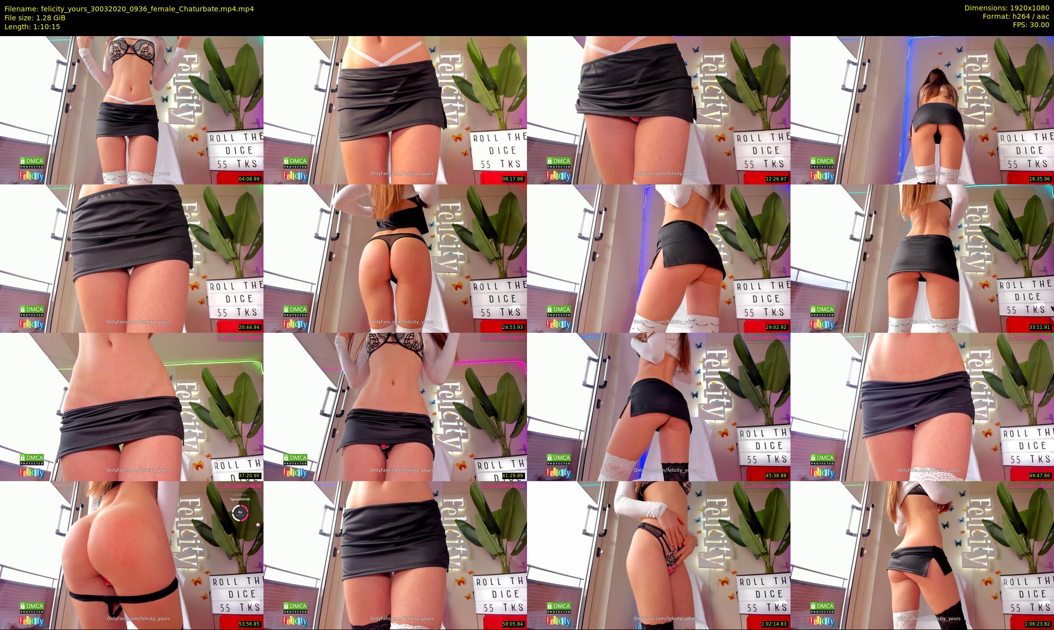 felicity_yours — 71 minute Chaturbate female cam show recording, 1080p, Mar 30, 2020