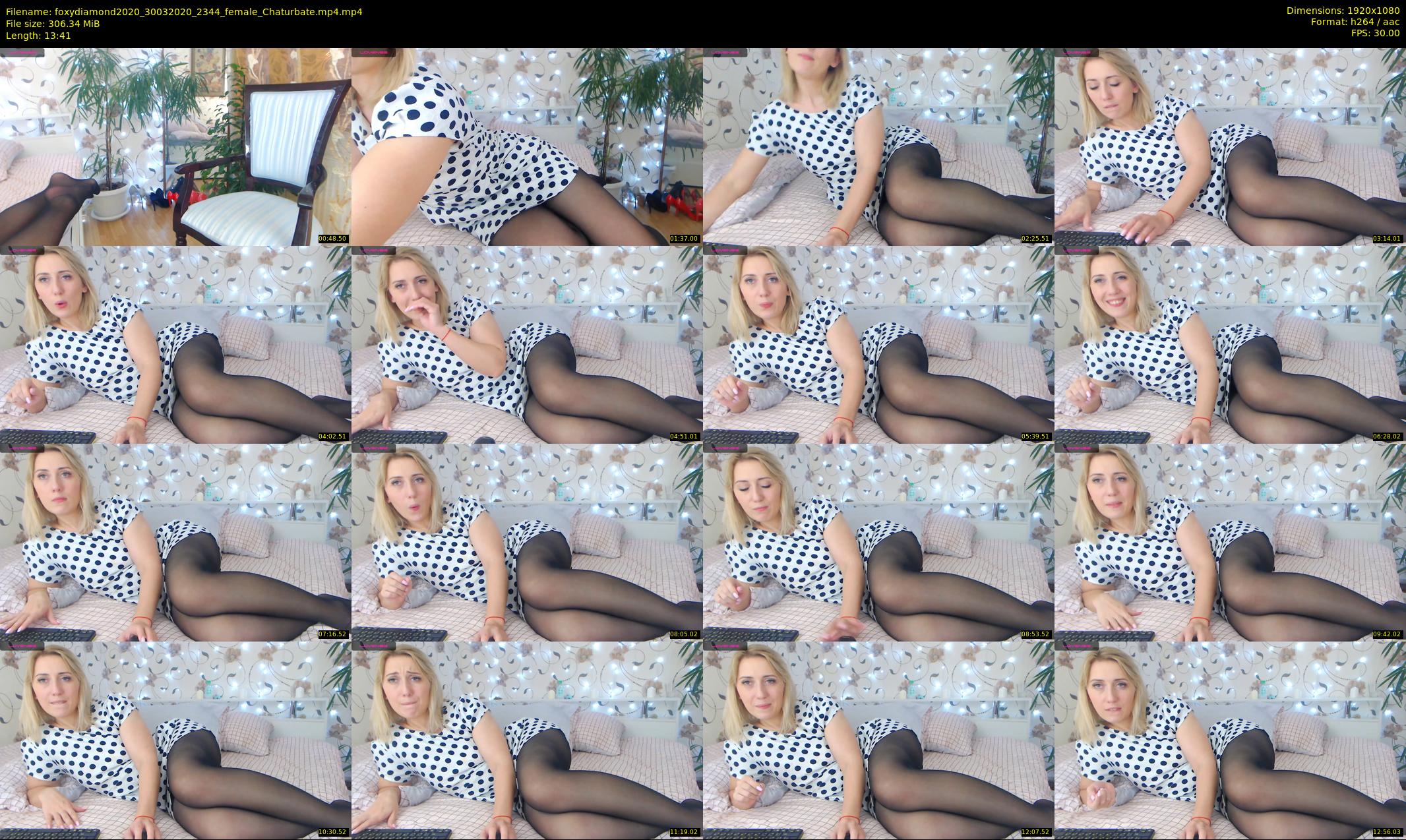 foxydiamond2020 — 14 minute Chaturbate female cam show recording, 1080p, Mar 30, 2020