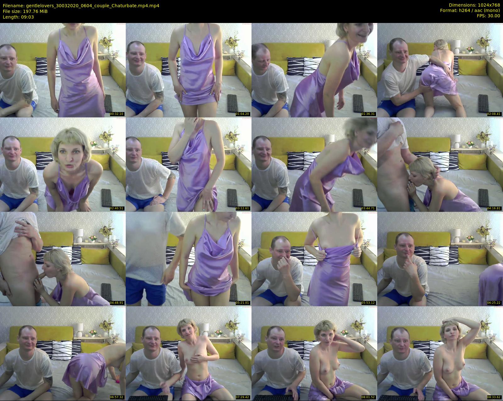 gentlelovers — 10 minute Chaturbate couple cam show recording, 720p, Mar 30, 2020
