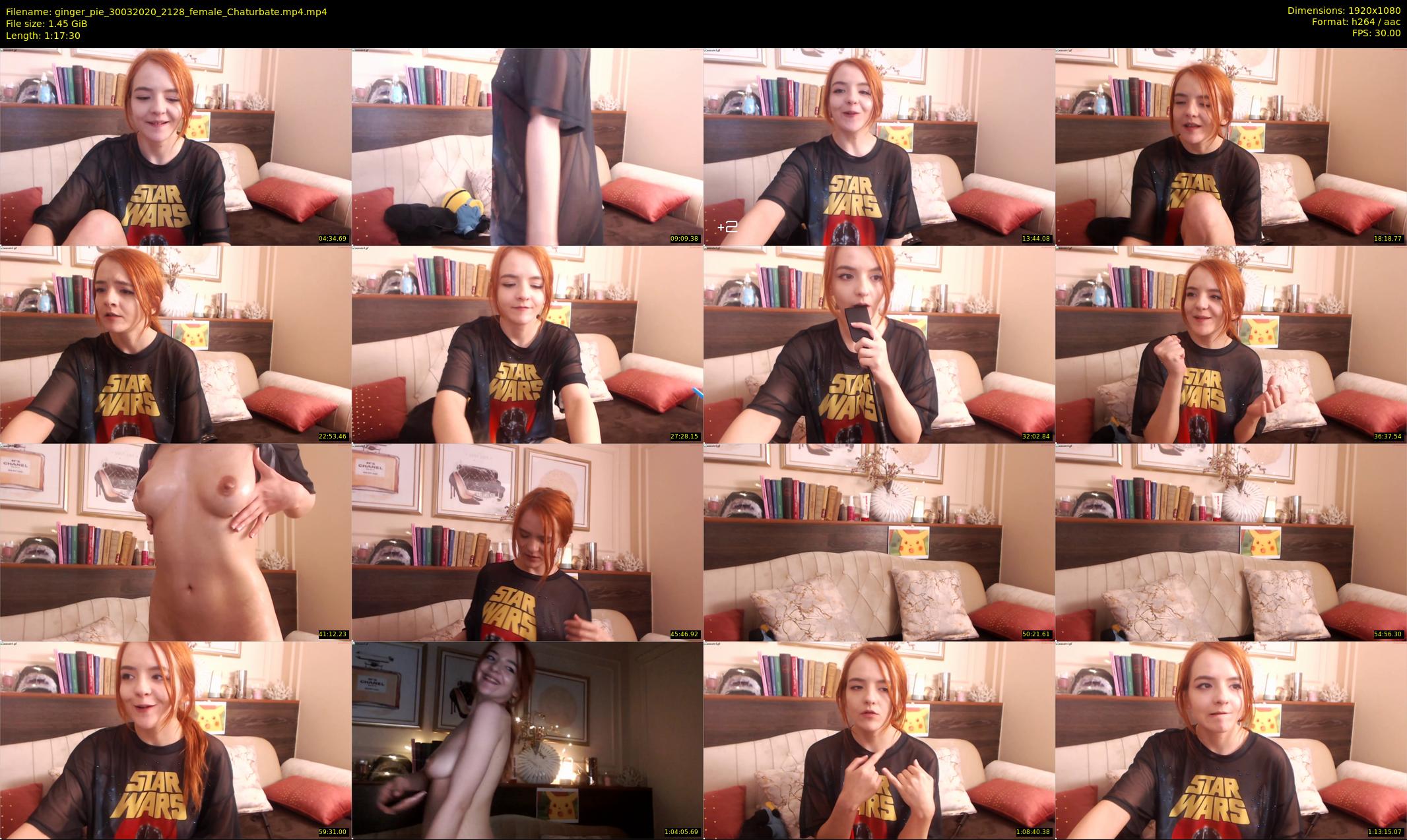 ginger_pie — 78 minute Chaturbate female cam show recording, 1080p, Mar 30, 2020