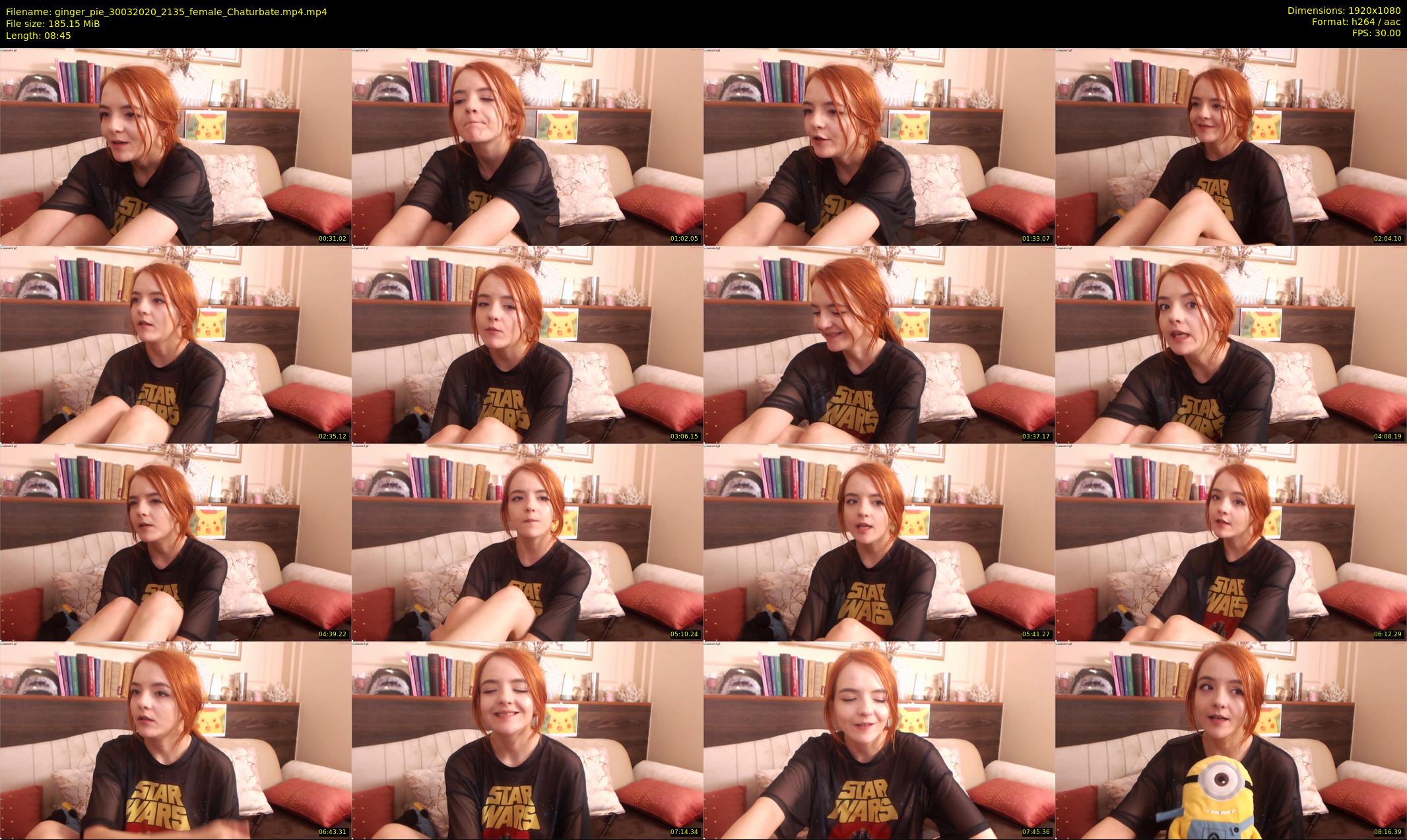 ginger_pie — 9 minute Chaturbate female cam show recording, 1080p, Mar 30, 2020