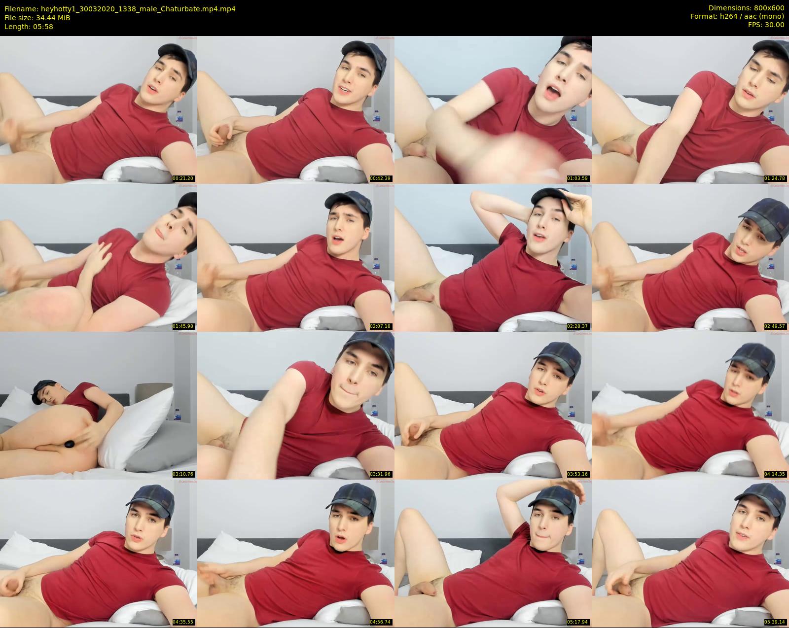 heyhotty1 — 6 minute Chaturbate male cam show recording, 480p, Mar 30, 2020
