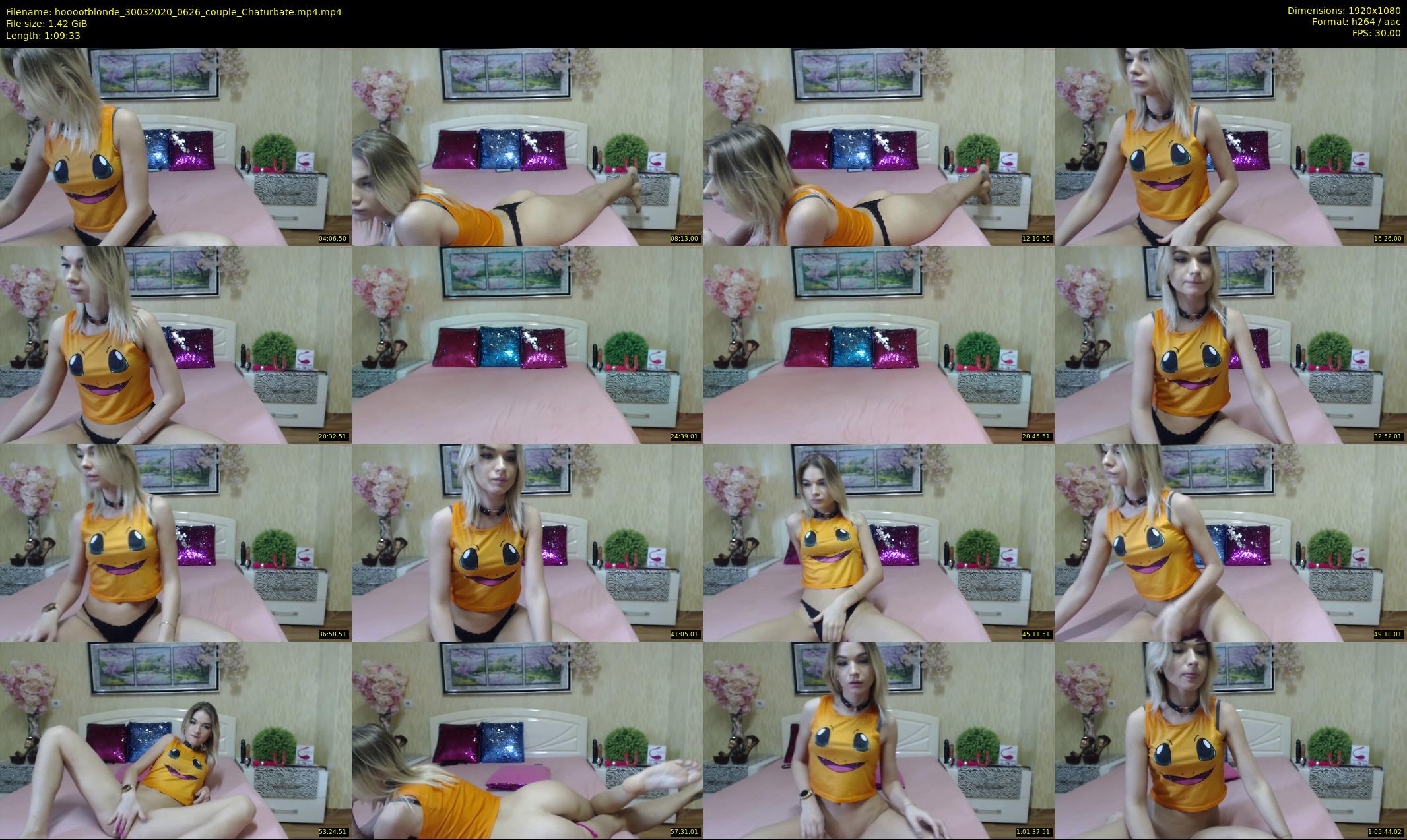 hooootblonde — 70 minute Chaturbate female cam show recording, 1080p, Mar 30, 2020