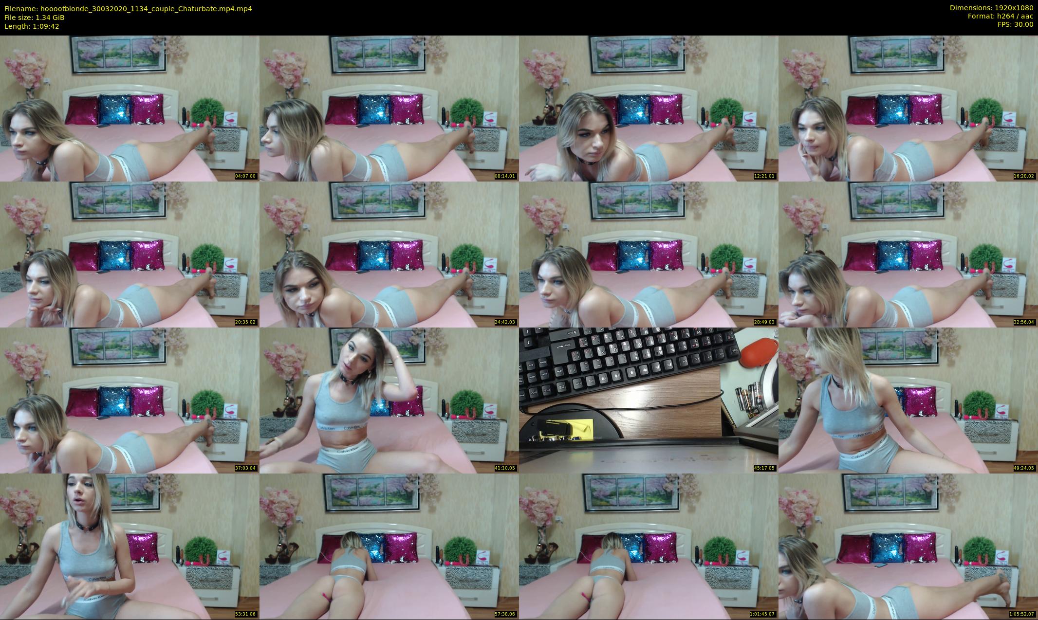 hooootblonde — 70 minute Chaturbate female cam show recording, 1080p, Mar 30, 2020