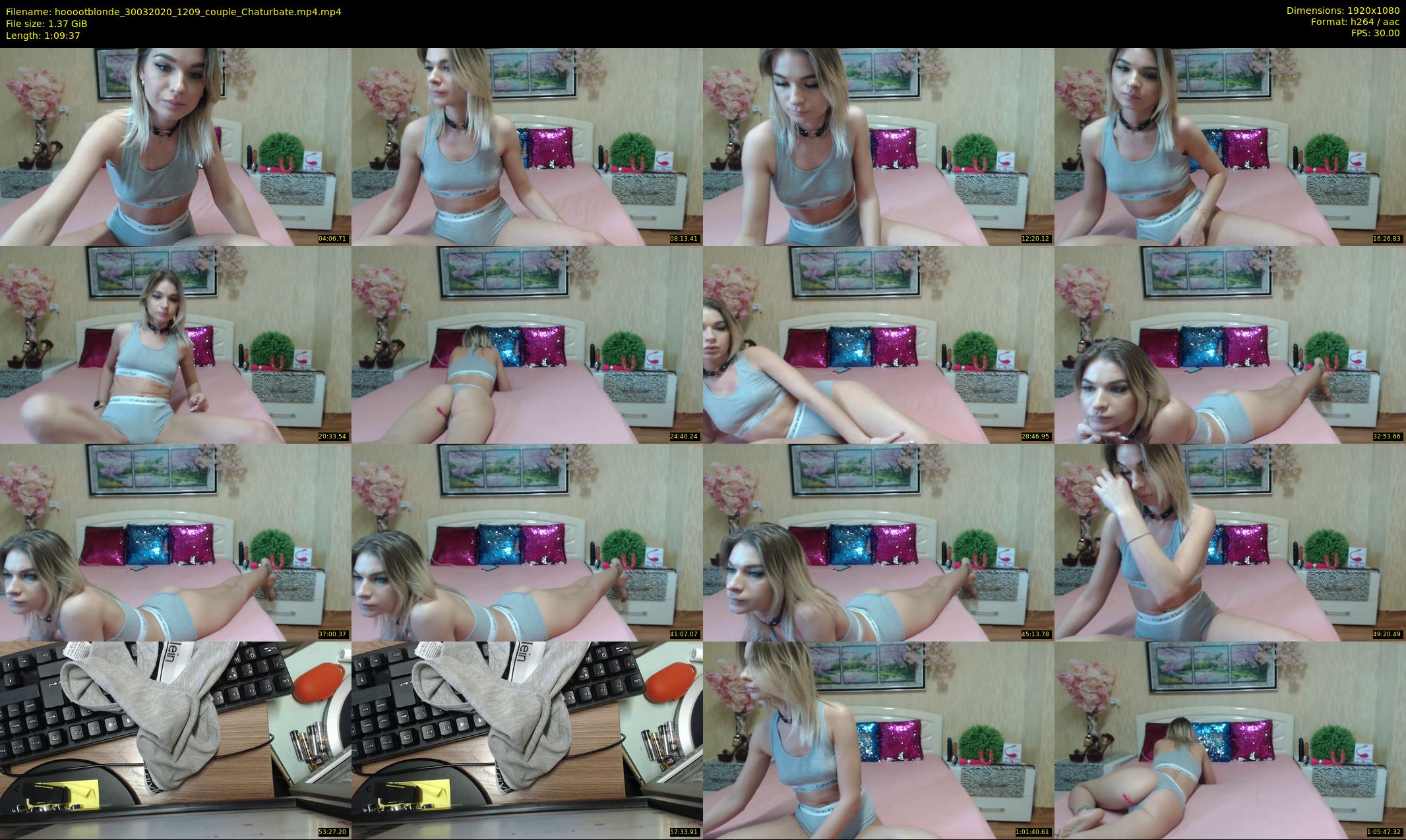 hooootblonde — 70 minute Chaturbate female cam show recording, 1080p, Mar 30, 2020