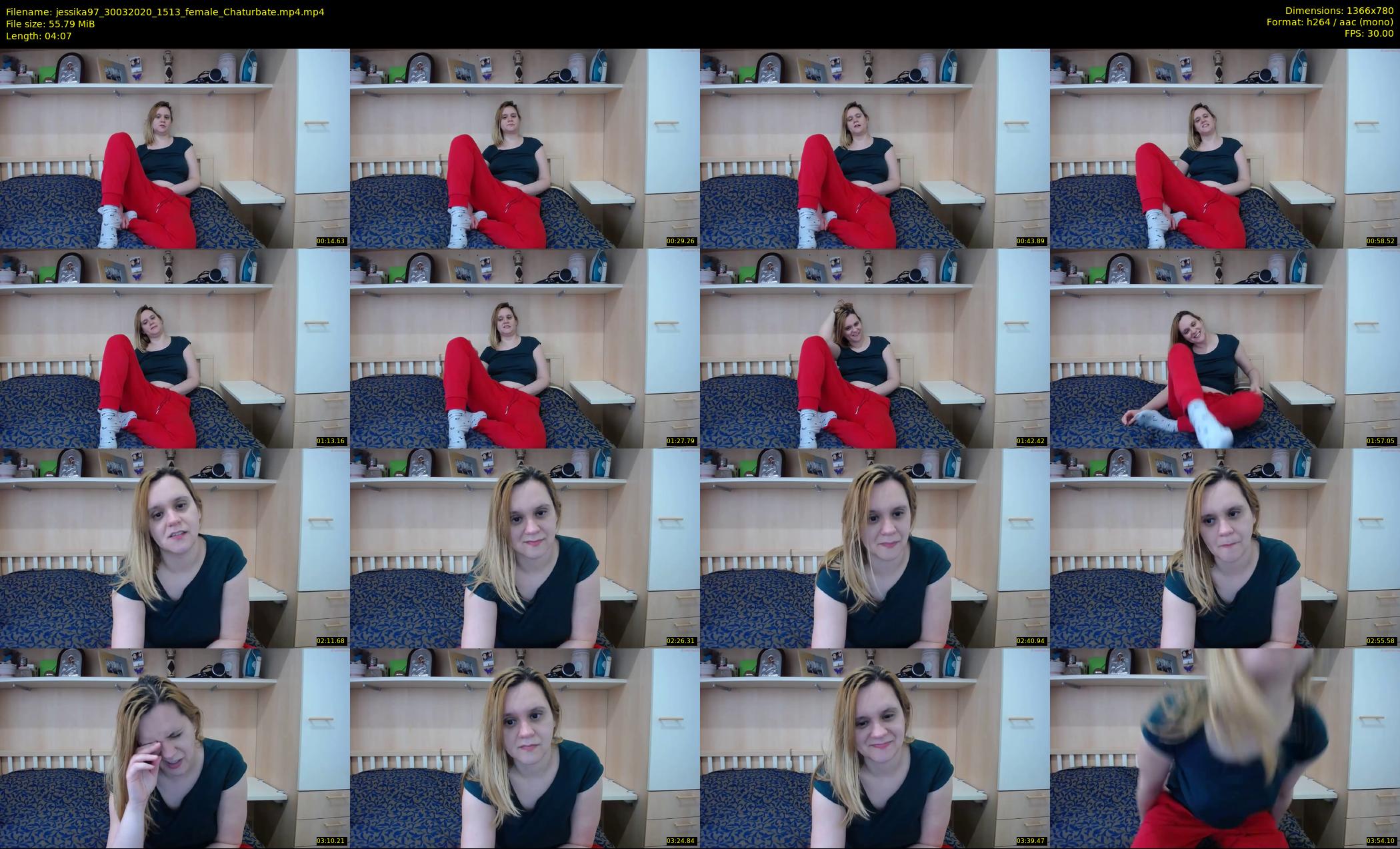 jessika97 — 5 minute Chaturbate female cam show recording, 720p, Mar 30, 2020