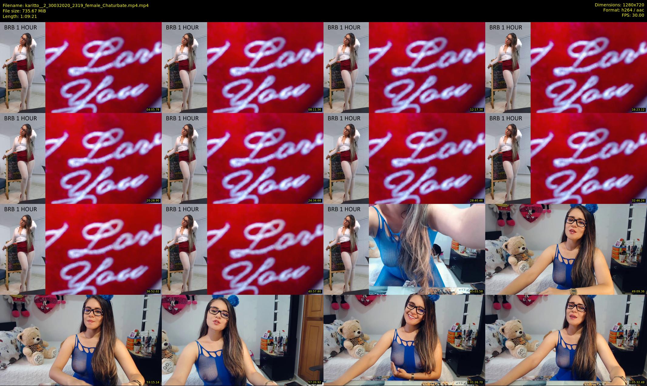 karitto__2 — 70 minute Chaturbate female cam show recording, 720p, Mar 30, 2020