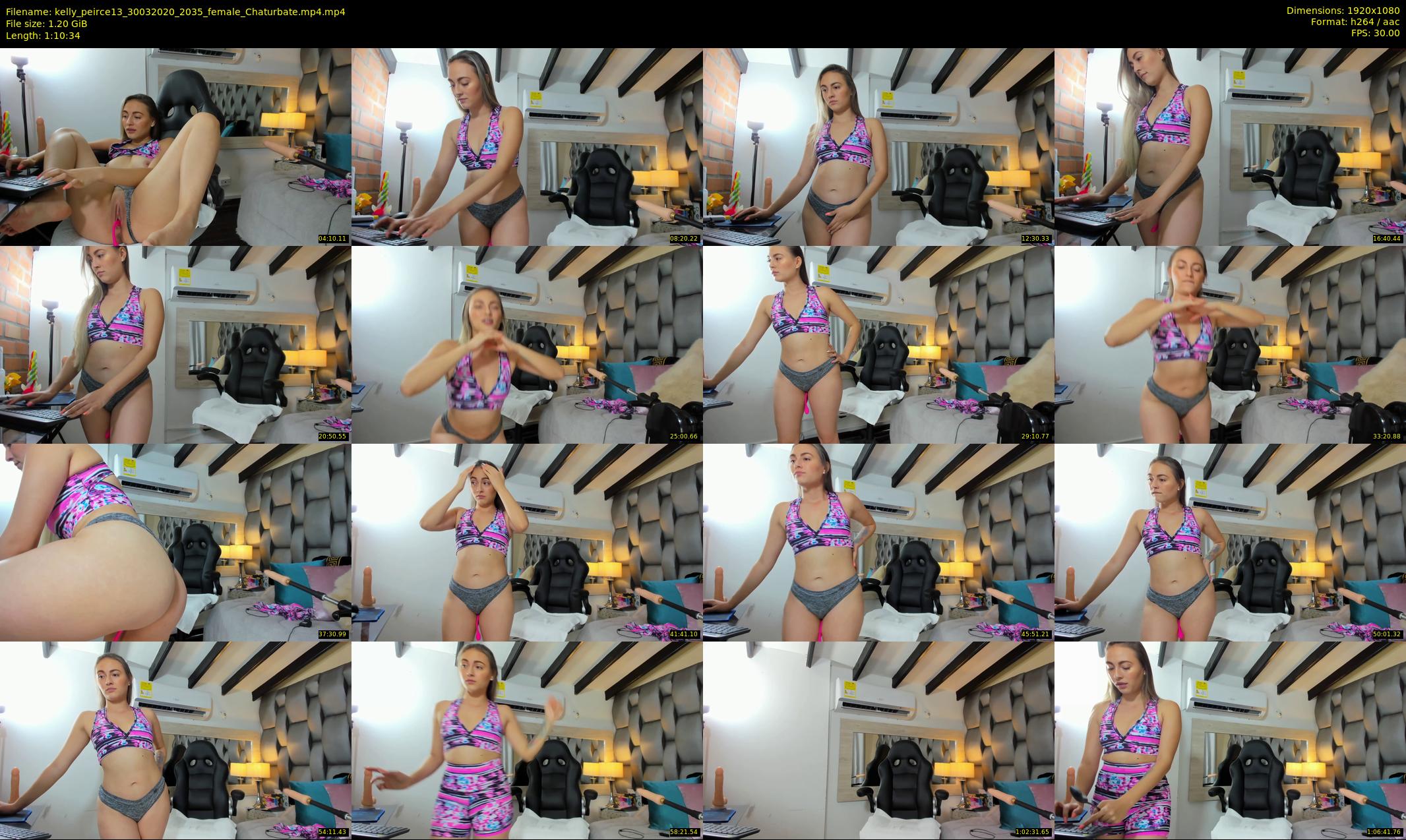 kelly_peirce13 — 71 minute Chaturbate female cam show recording, 1080p, Mar 30, 2020