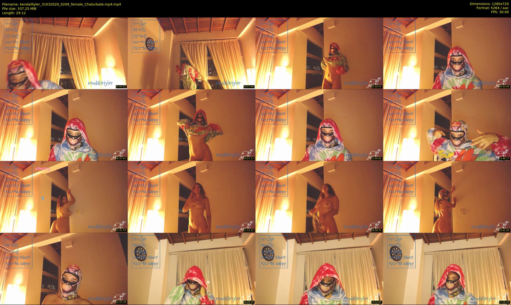kendalltyler — 30 minute Chaturbate female cam show recording, 720p, Mar 31, 2020