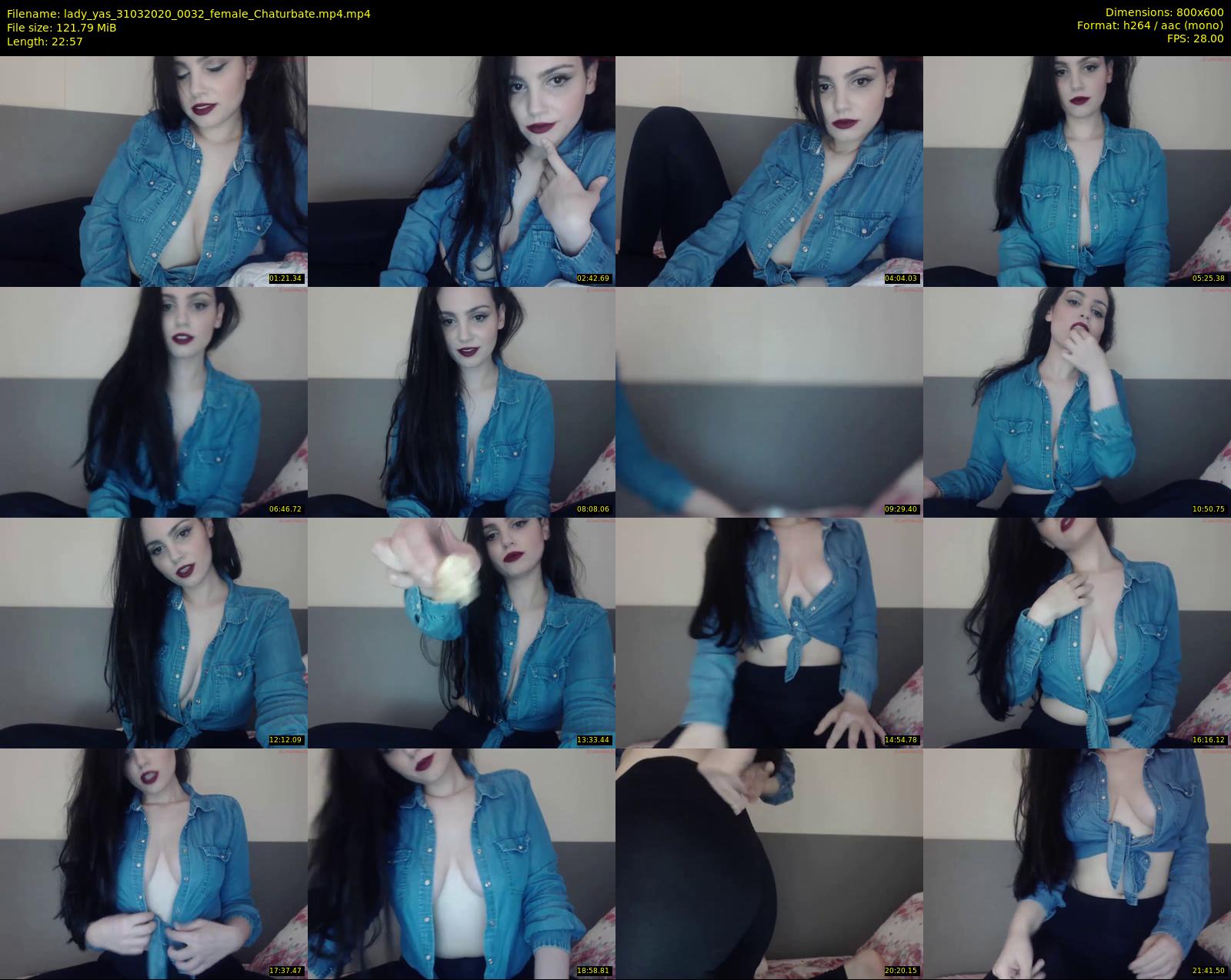 lady_yas — 23 minute Chaturbate female cam show recording, 480p, Mar 31, 2020