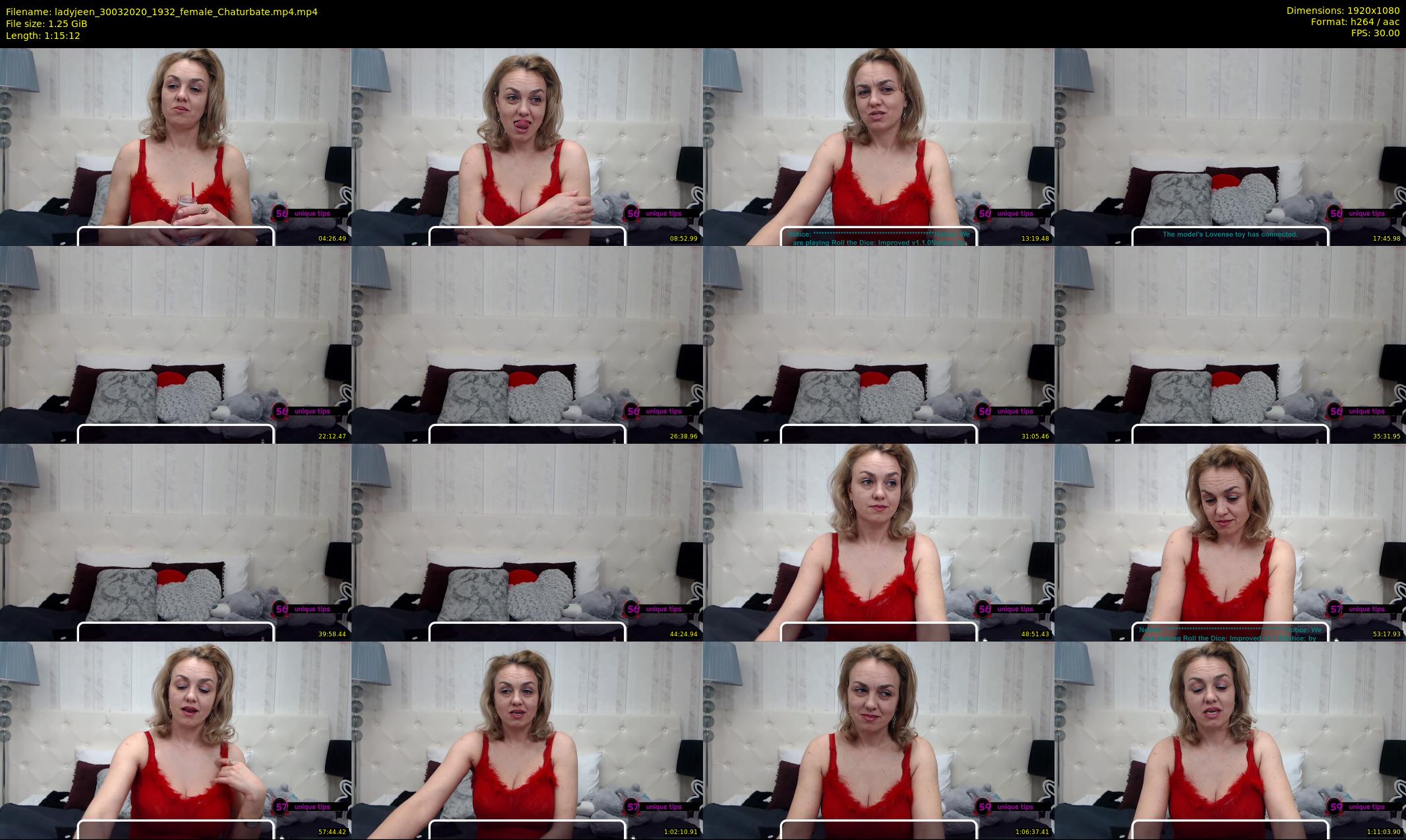 ladyjeen — 76 minute Chaturbate female cam show recording, 1080p, Mar 30, 2020