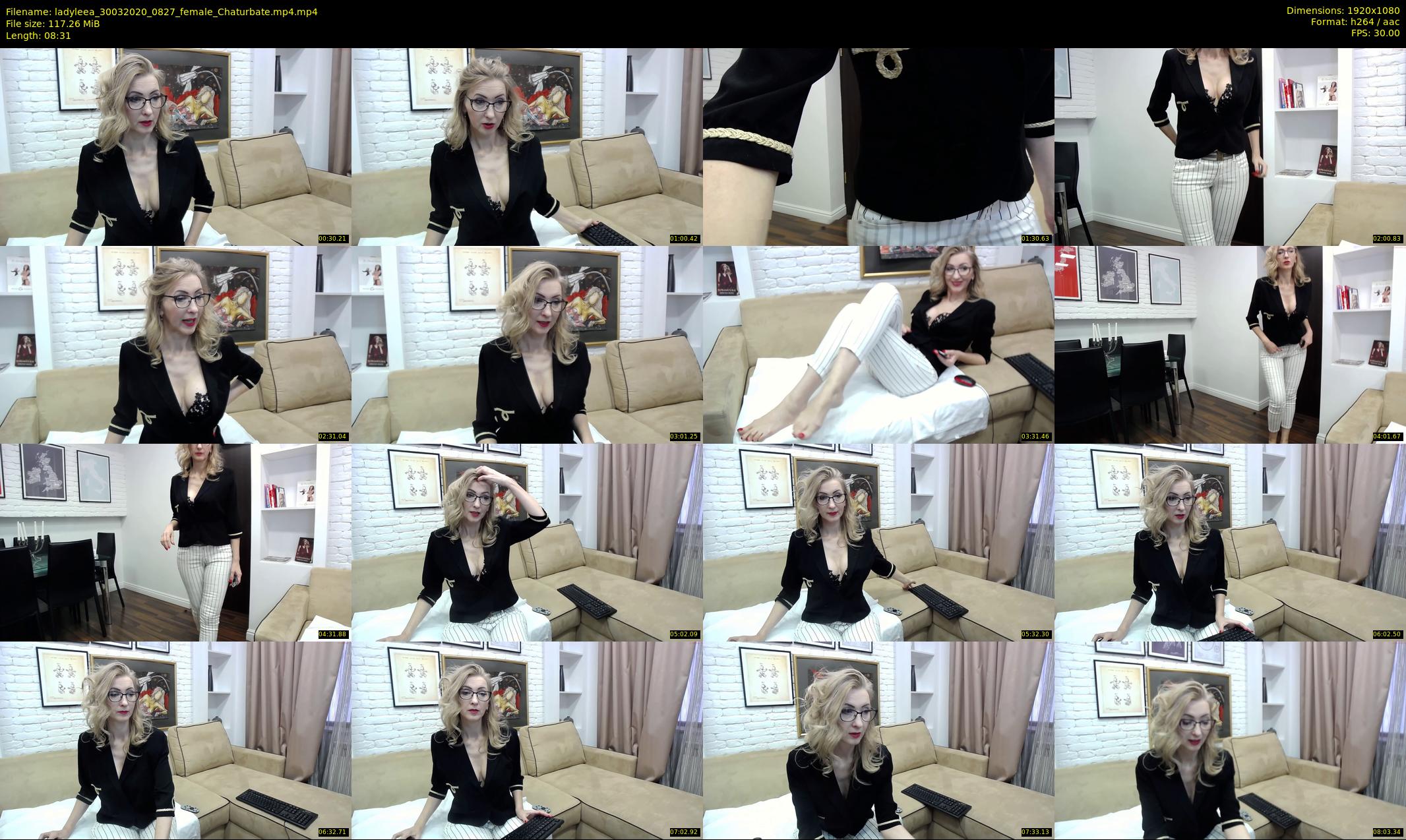 ladyleea — 9 minute Chaturbate female cam show recording, 1080p, Mar 30, 2020