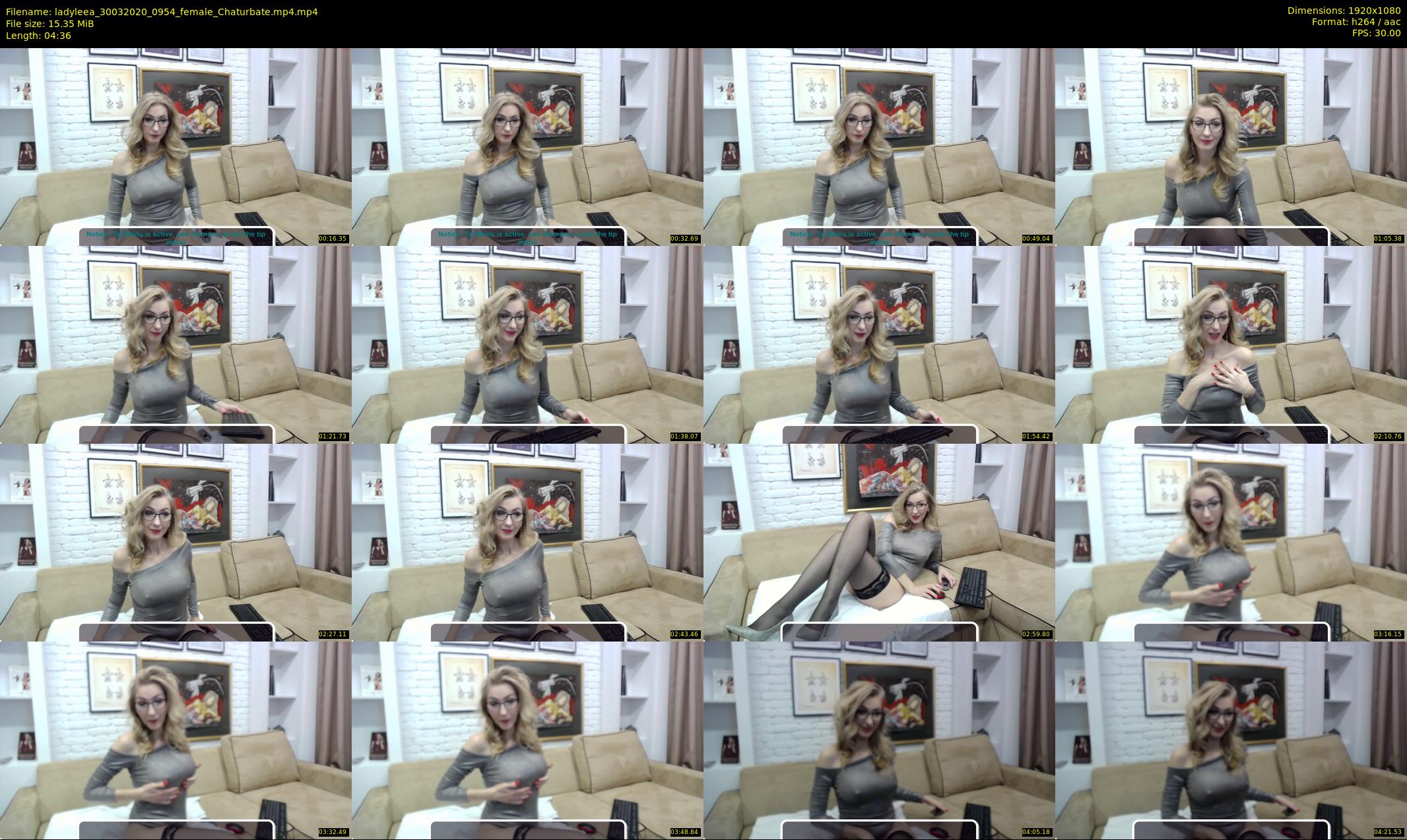 ladyleea — 5 minute Chaturbate female cam show recording, 1080p, Mar 30, 2020