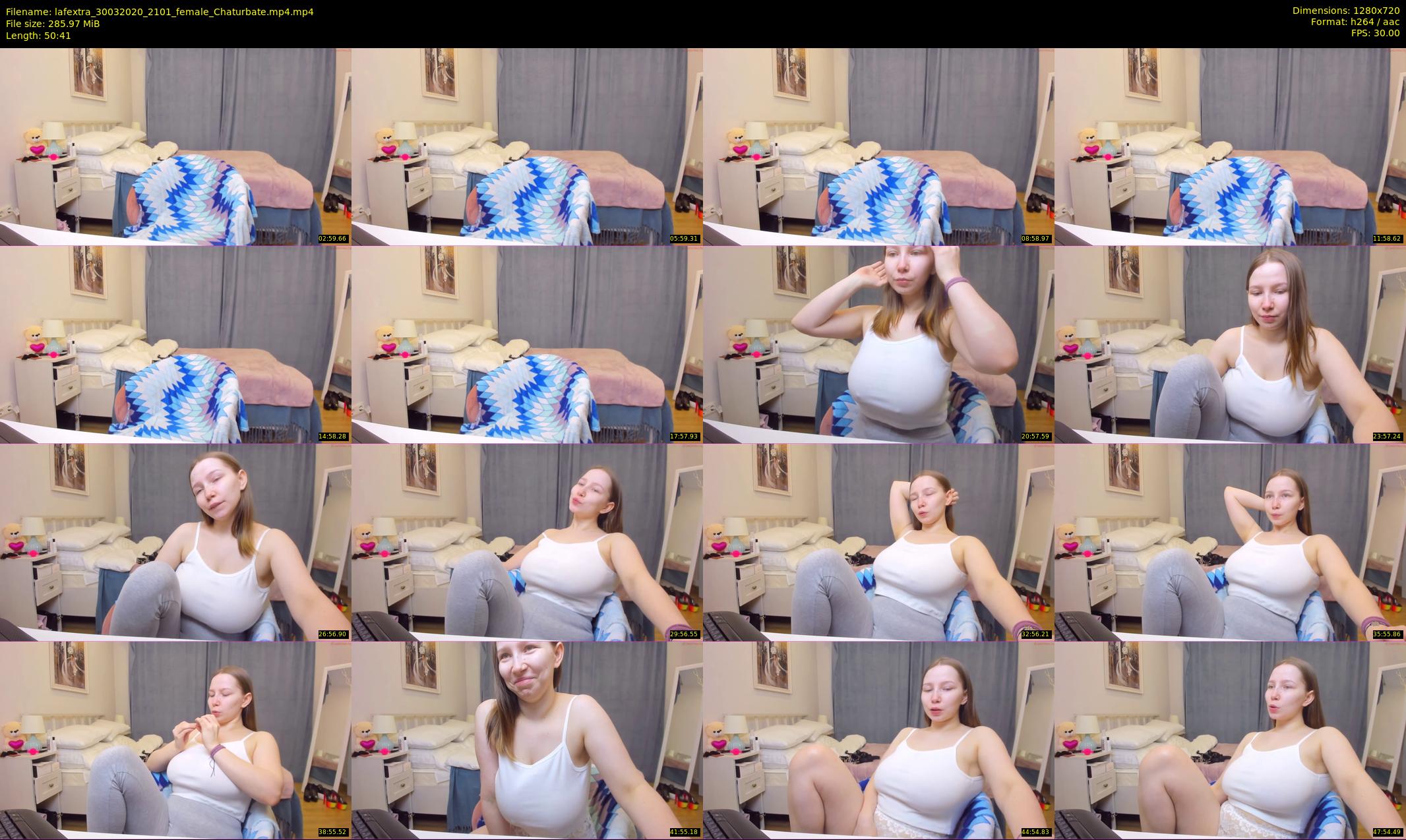 lafextra — 51 minute Chaturbate female cam show recording, 720p, Mar 30, 2020