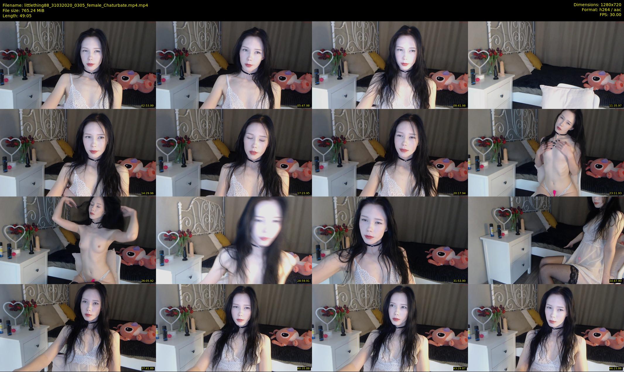 littlething88 — 50 minute Chaturbate female cam show recording, 720p, Mar 31, 2020