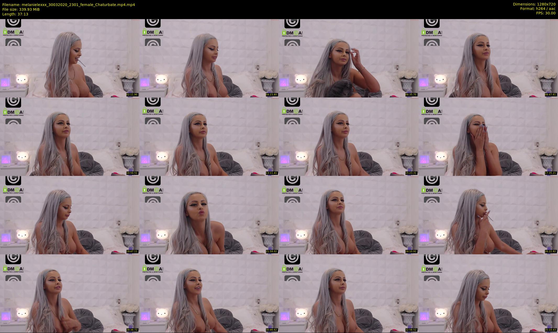 melanielexxx — 38 minute Chaturbate female cam show recording, 720p, Mar 30, 2020
