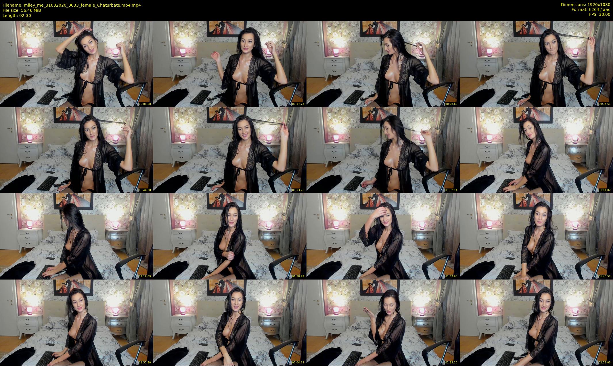 miley_me — 3 minute Chaturbate female cam show recording, 1080p, Mar 31, 2020