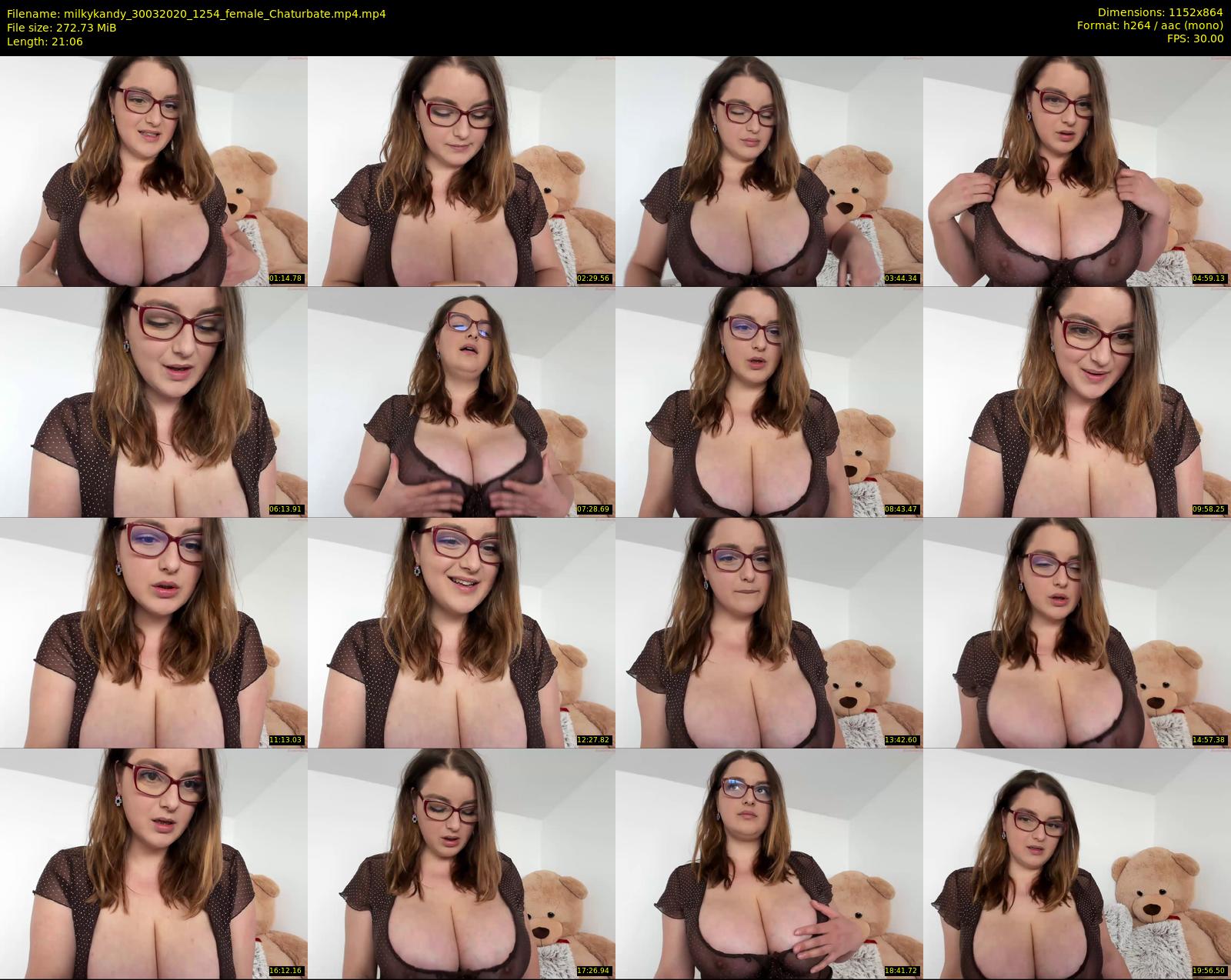 milkykandy — 22 minute Chaturbate female cam show recording, 720p, Mar 30, 2020