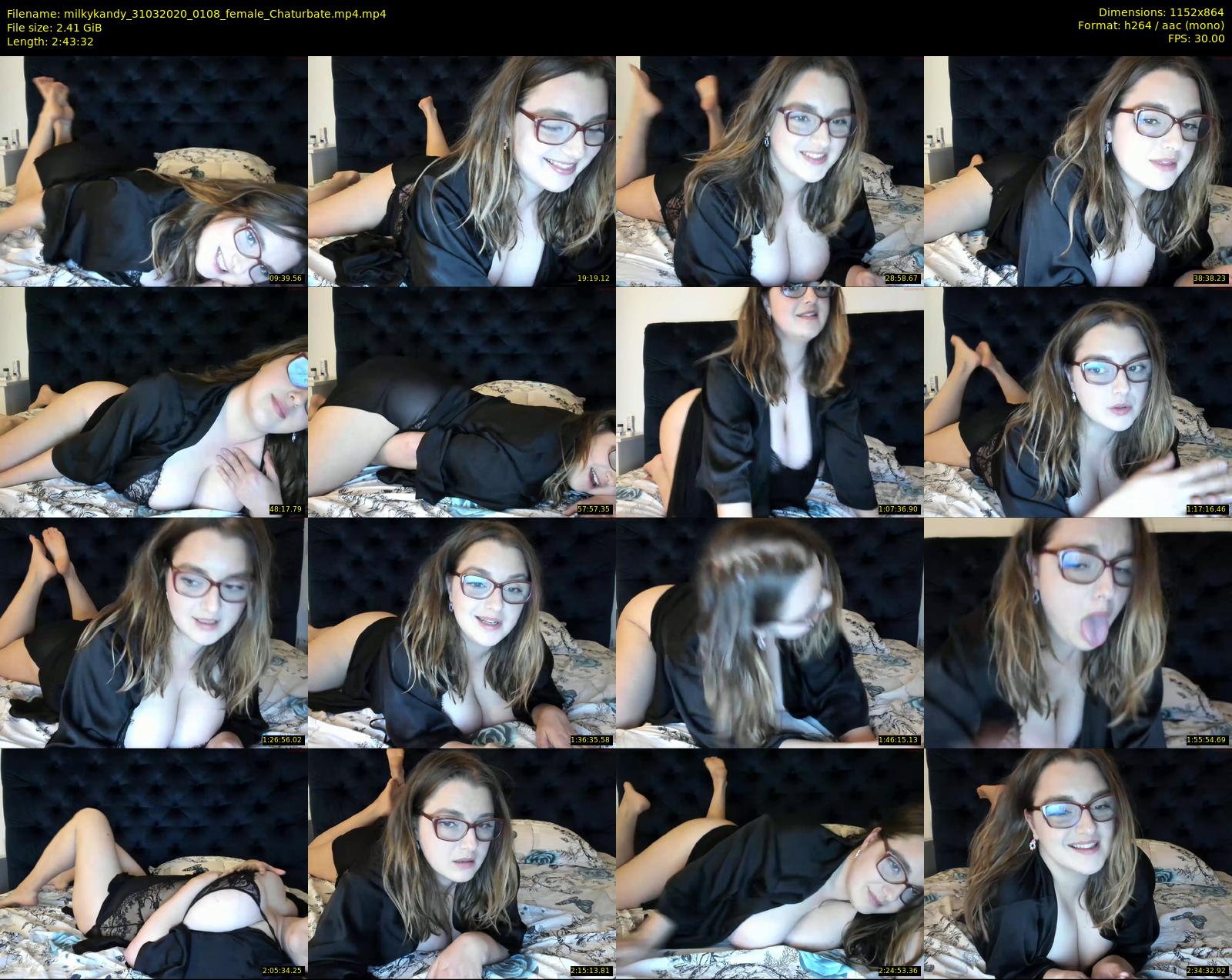 milkykandy — 164 minute Chaturbate female cam show recording, 720p, Mar 31, 2020