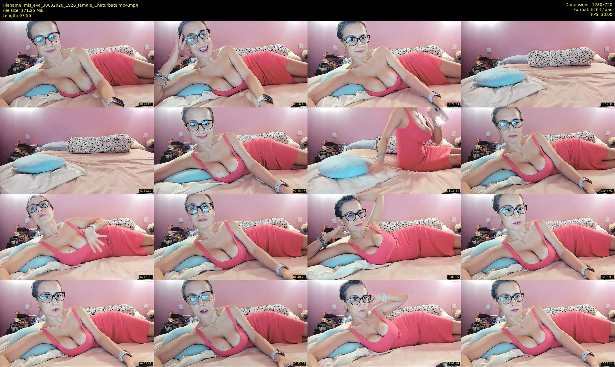 mis_eva — 8 minute Chaturbate female cam show recording, 720p, Mar 30, 2020