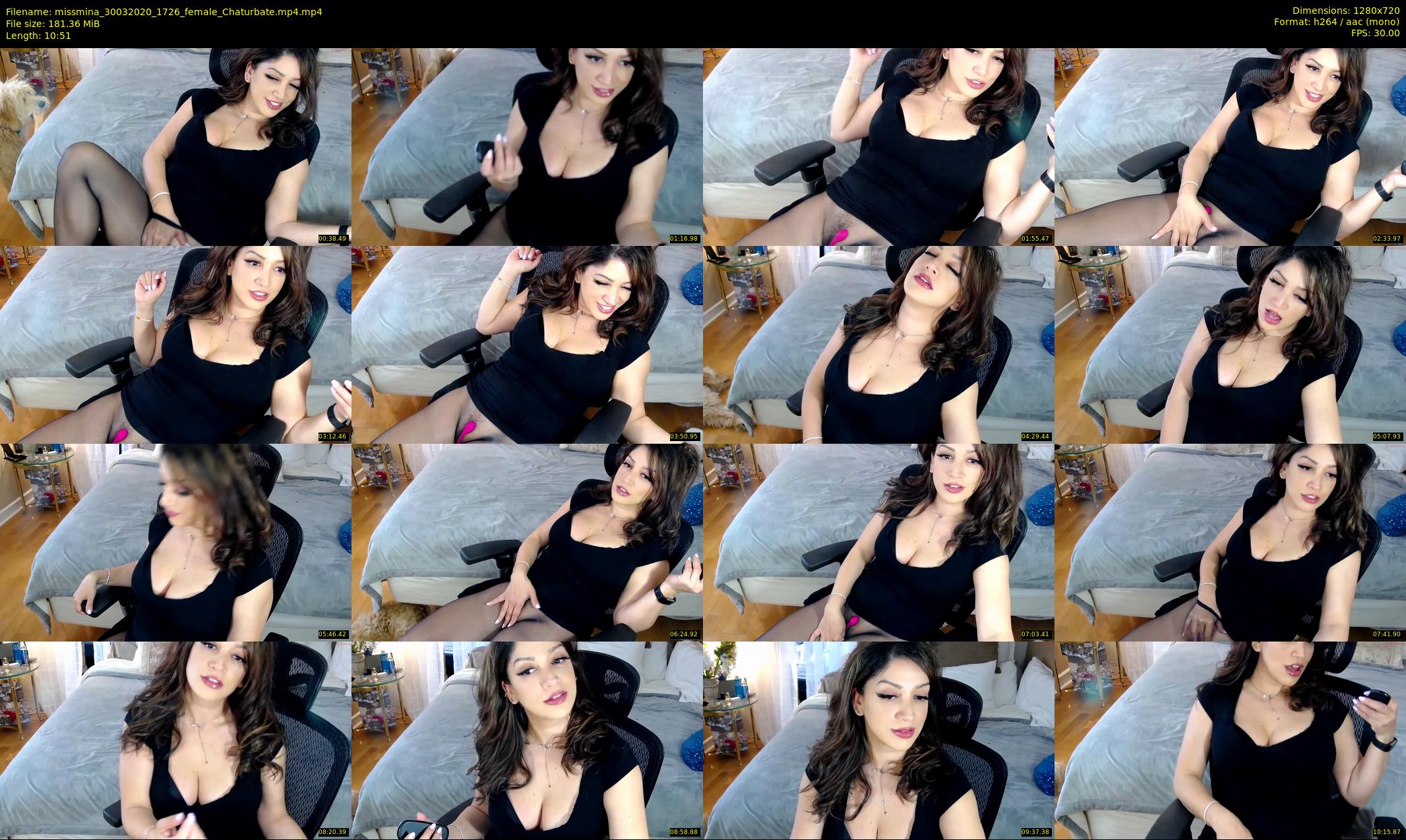 missmina — 11 minute Chaturbate female cam show recording, 720p, Mar 30, 2020