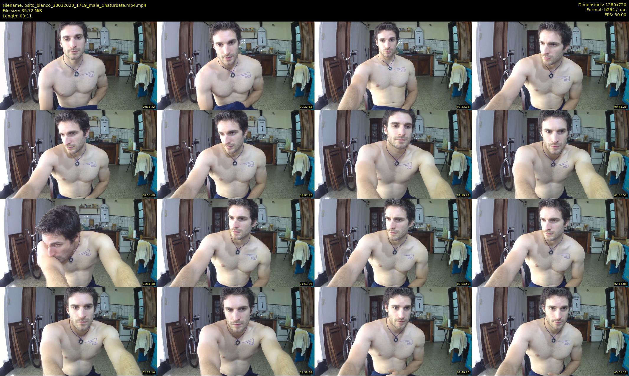 osito_blanco — 4 minute Chaturbate male cam show recording, 720p, Mar 30, 2020