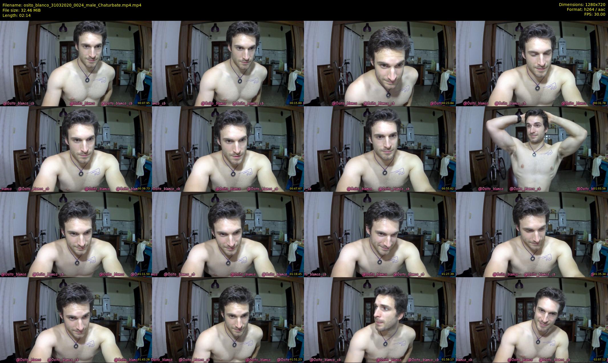 osito_blanco — 3 minute Chaturbate male cam show recording, 720p, Mar 31, 2020