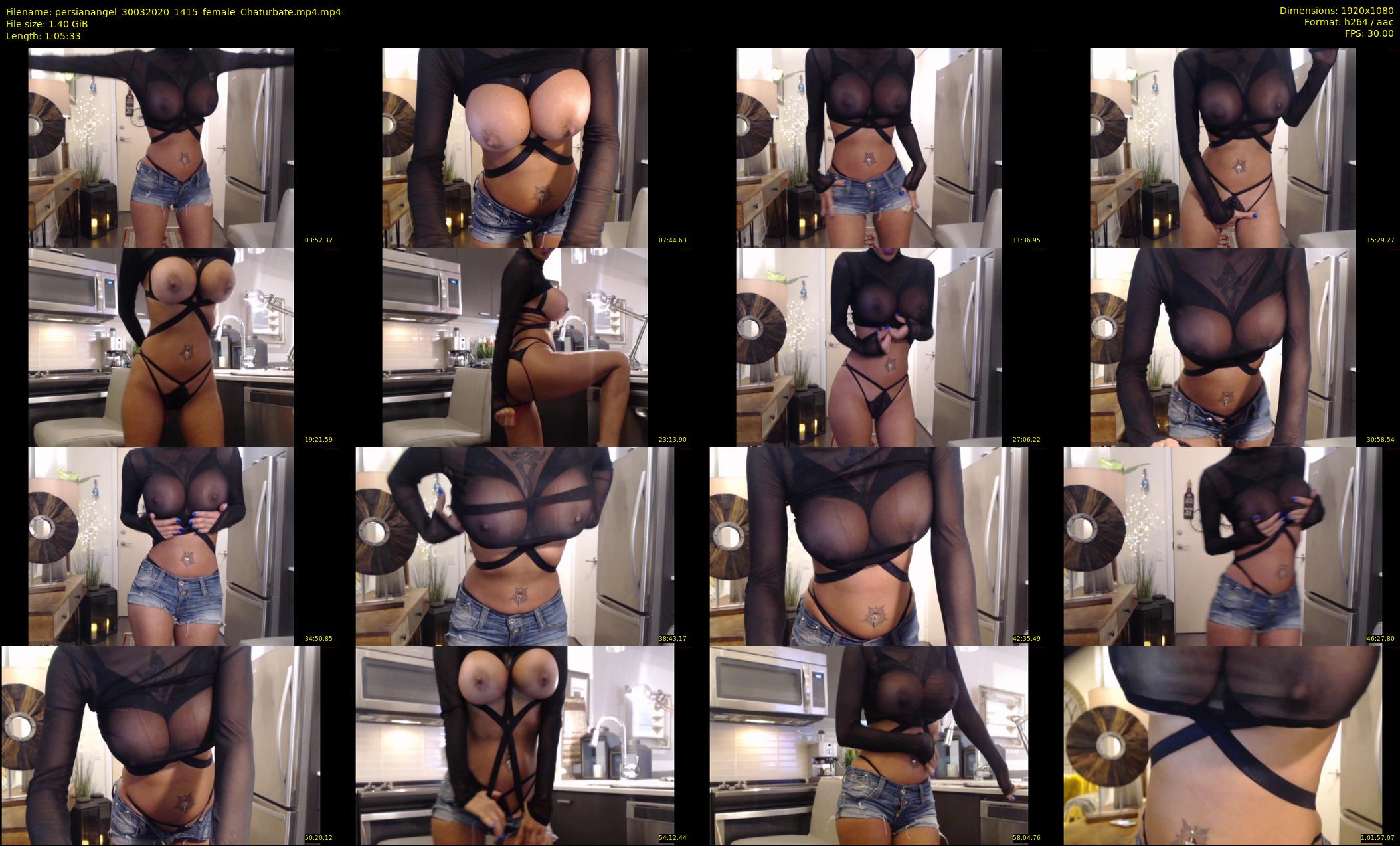 persianangel — 66 minute Chaturbate female cam show recording, 1080p, Mar 30, 2020