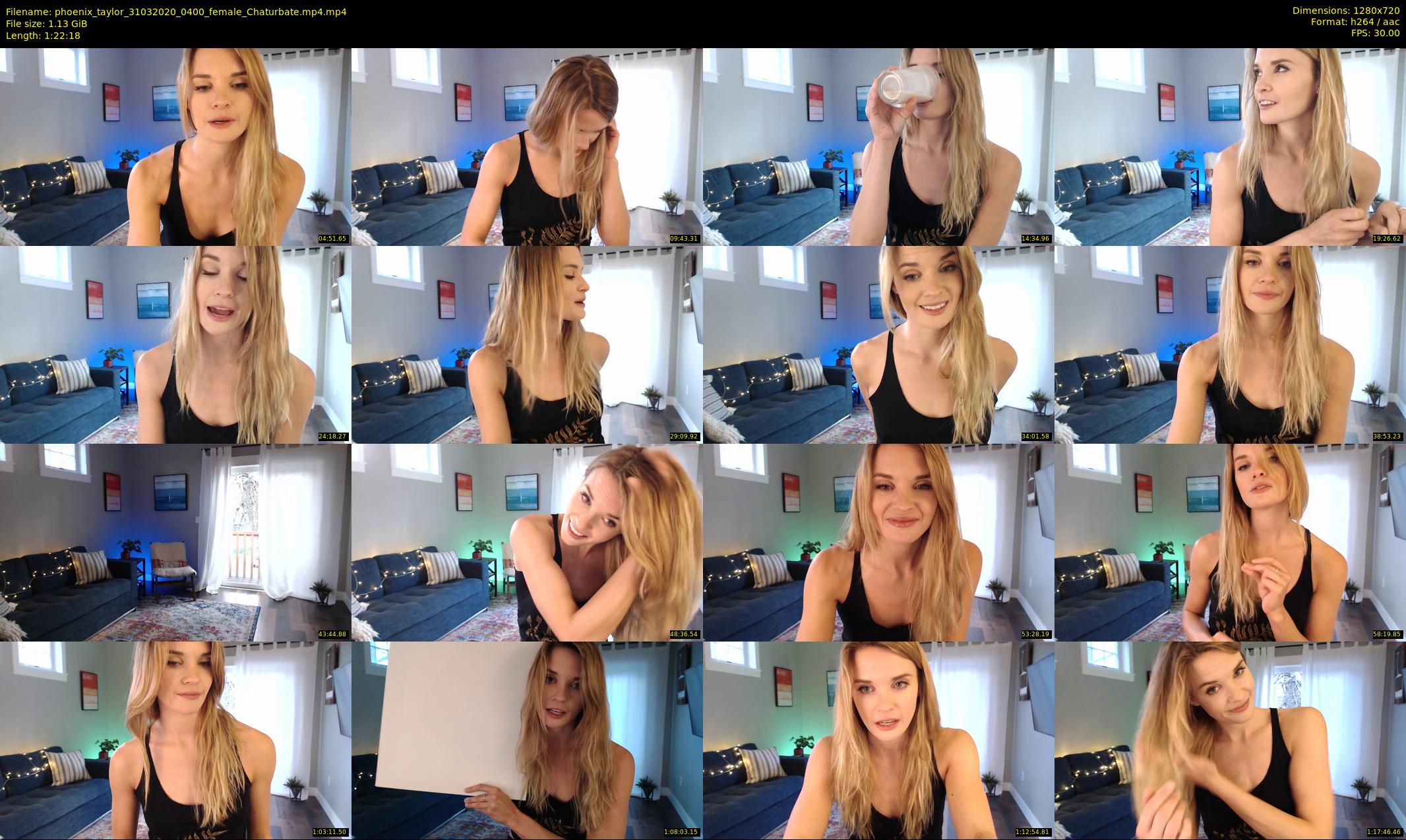 phoenix_taylor — 83 minute Chaturbate female cam show recording, 720p, Mar 31, 2020