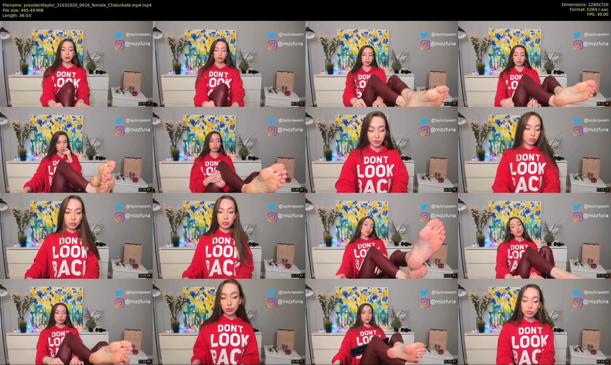 presidenttaylor — 37 minute Chaturbate female cam show recording, 720p, Mar 31, 2020