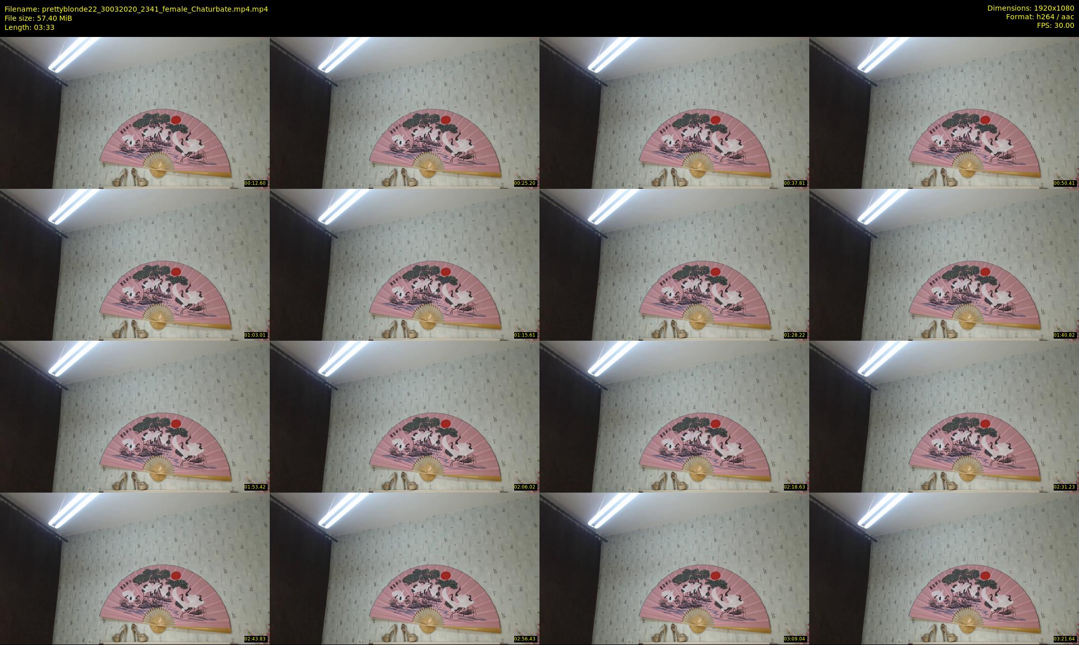 prettyblonde22 — 4 minute Chaturbate female cam show recording, 1080p, Mar 30, 2020