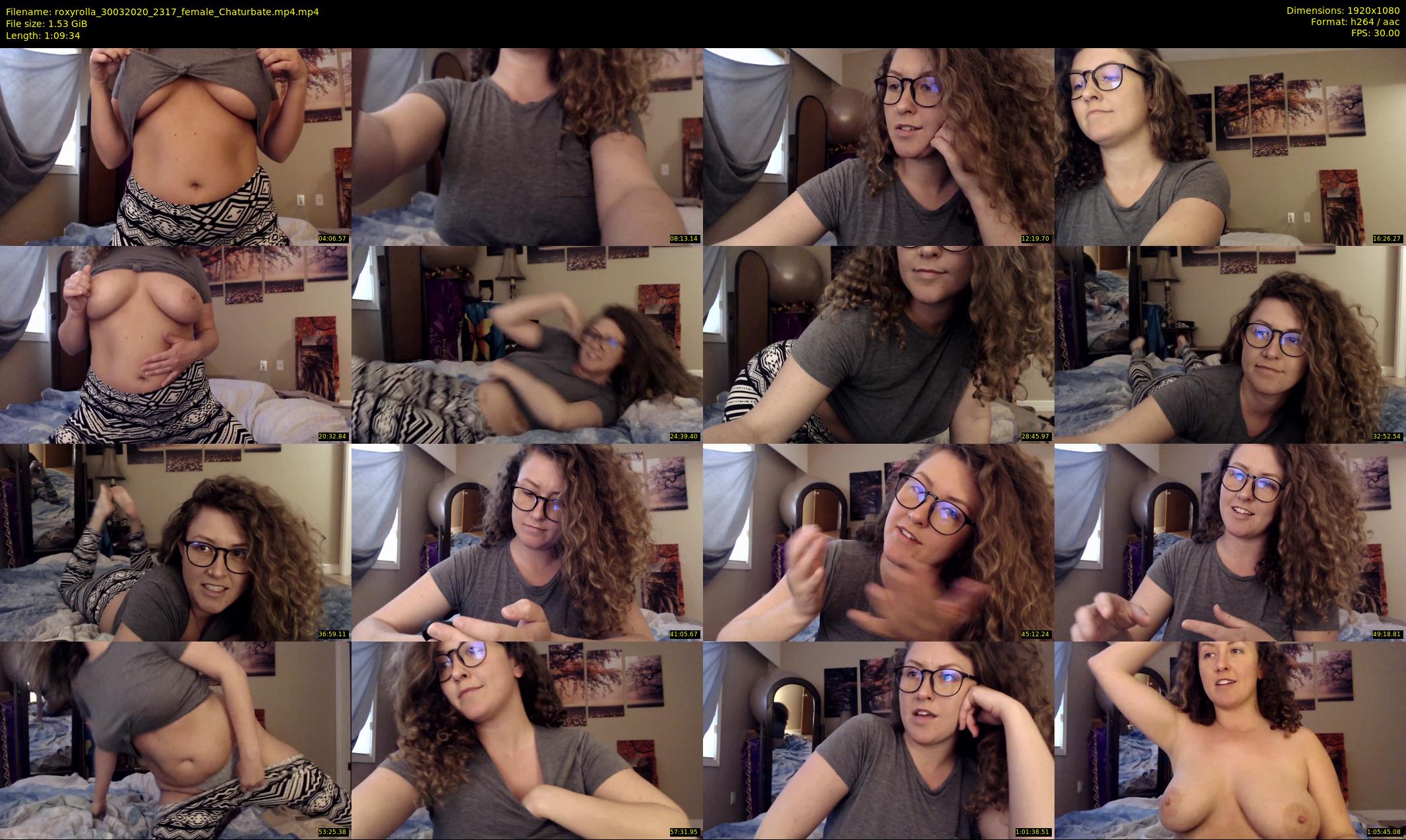 roxyrolla — 70 minute Chaturbate female cam show recording, 1080p, Mar 30, 2020