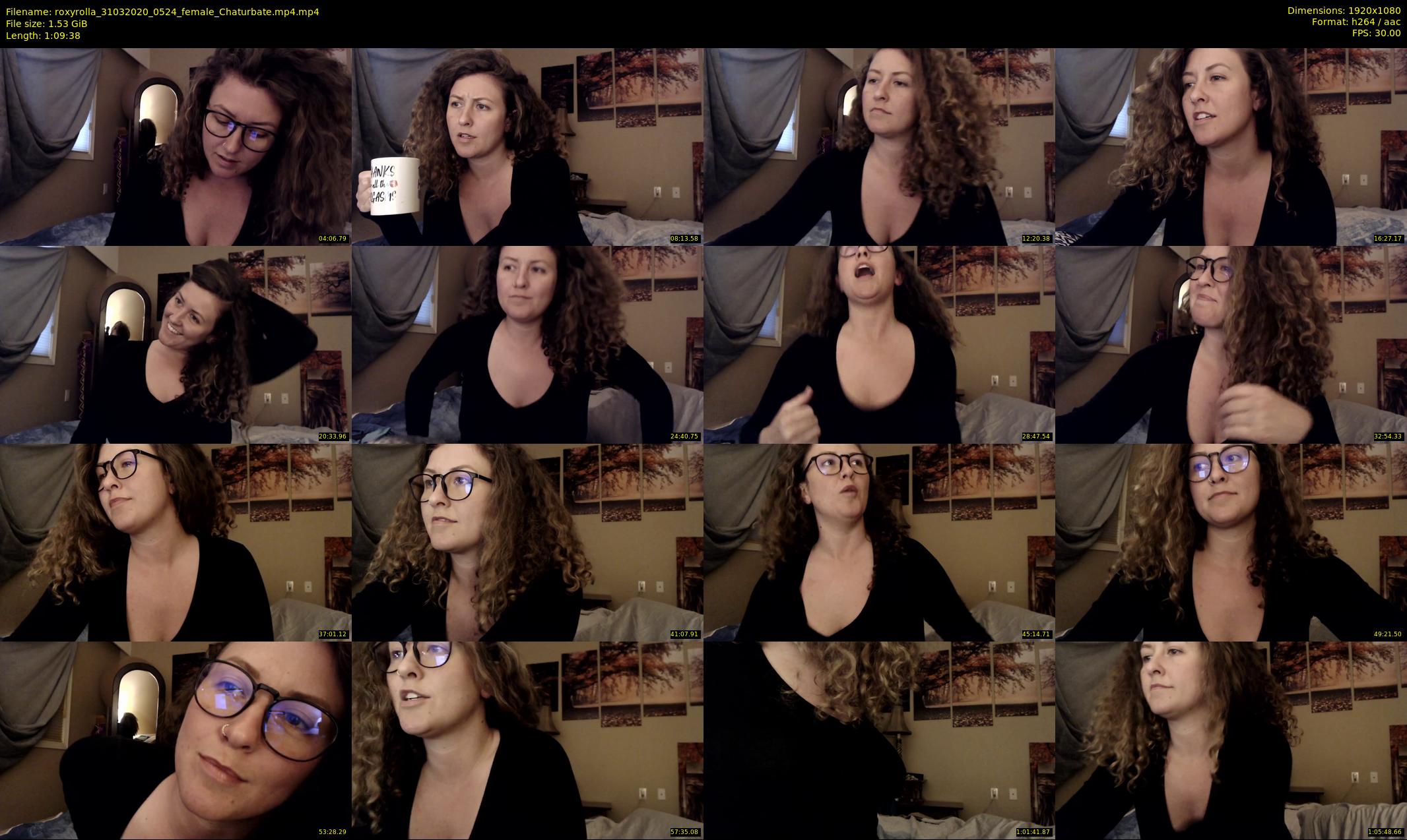 roxyrolla — 70 minute Chaturbate female cam show recording, 1080p, Mar 31, 2020