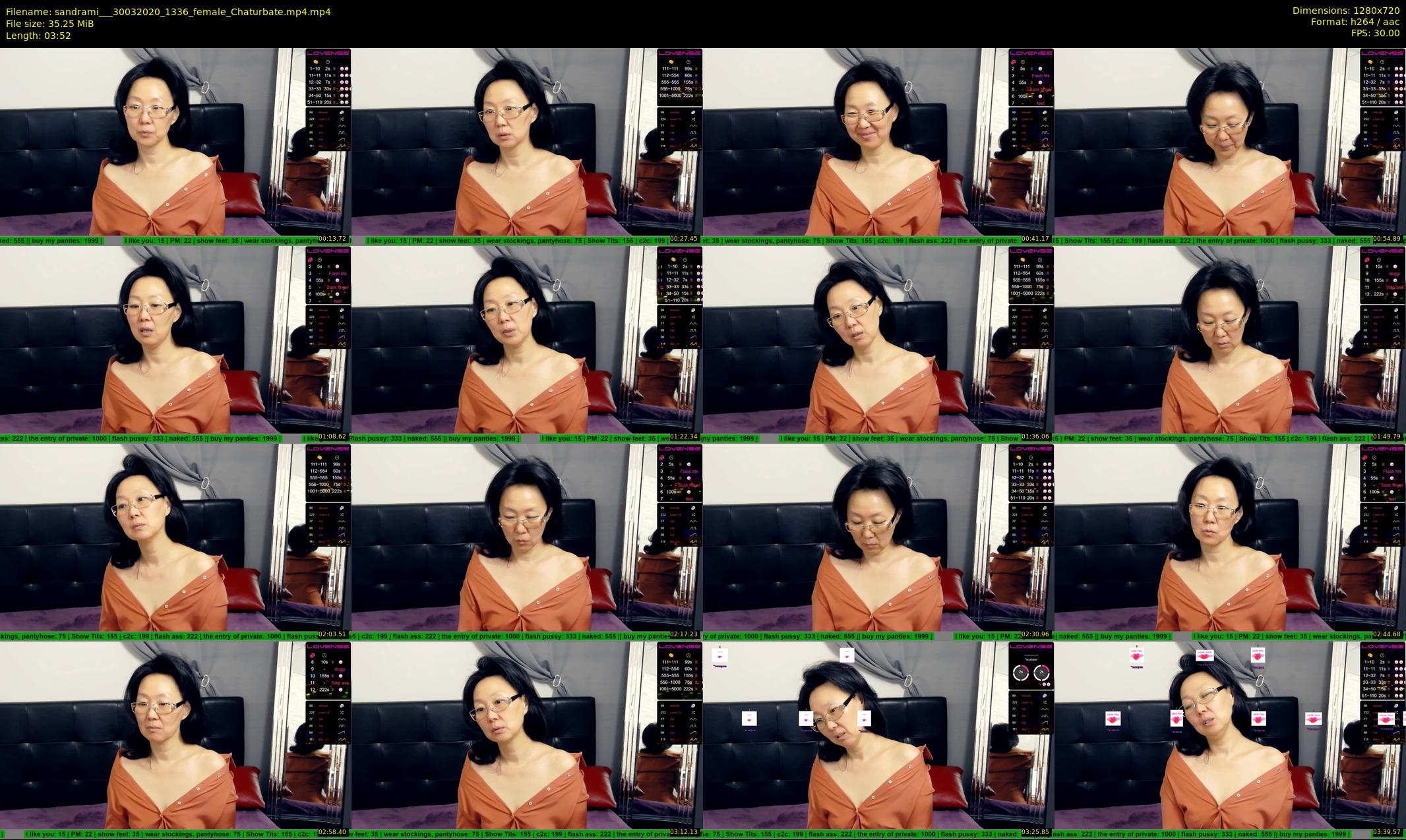sandrami__ — 4 minute Chaturbate female cam show recording, 720p, Mar 30, 2020