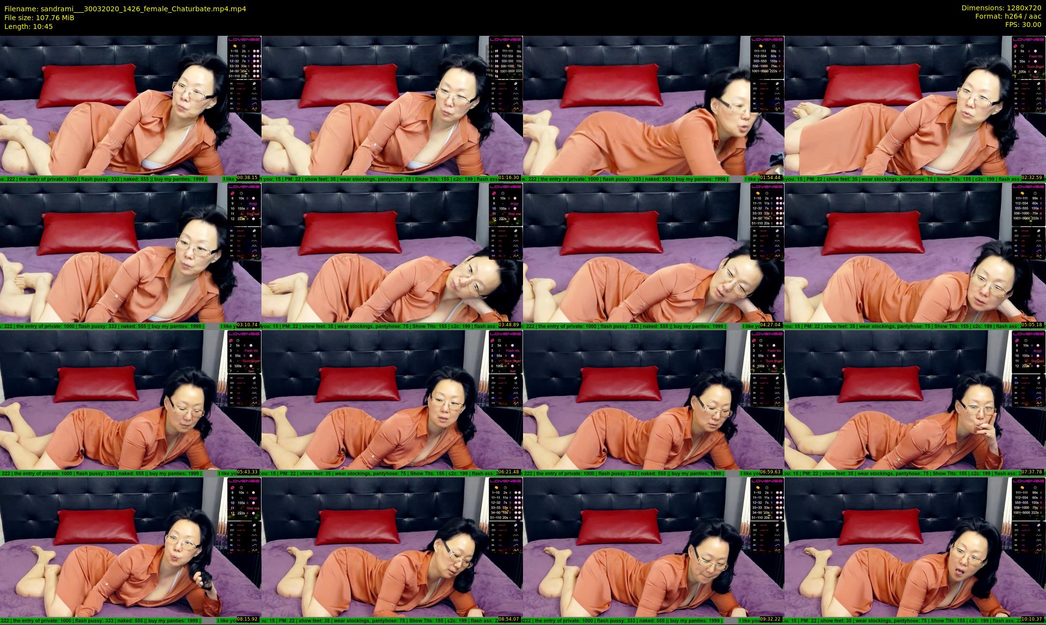 sandrami__ — 11 minute Chaturbate female cam show recording, 720p, Mar 30, 2020