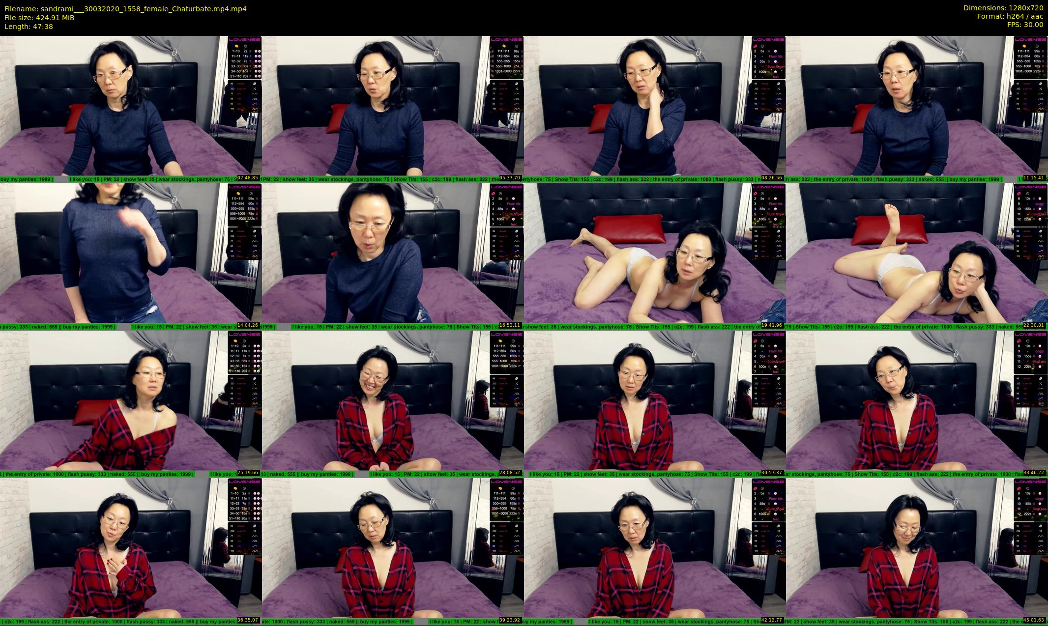 sandrami__ — 48 minute Chaturbate female cam show recording, 720p, Mar 30, 2020