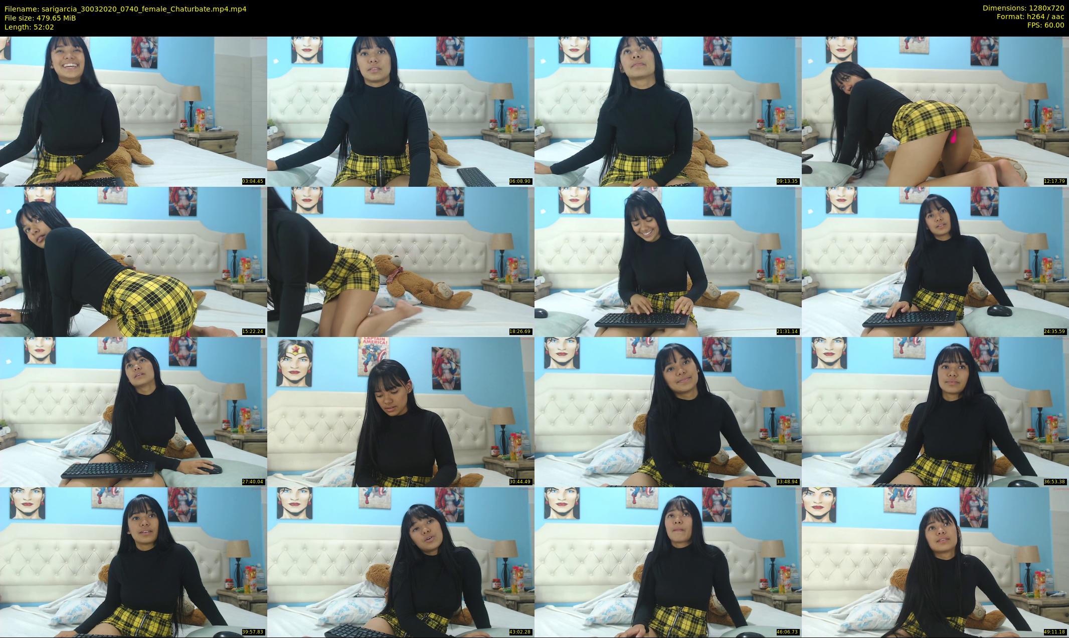 sarigarcia — 53 minute Chaturbate female cam show recording, 720p, Mar 30, 2020