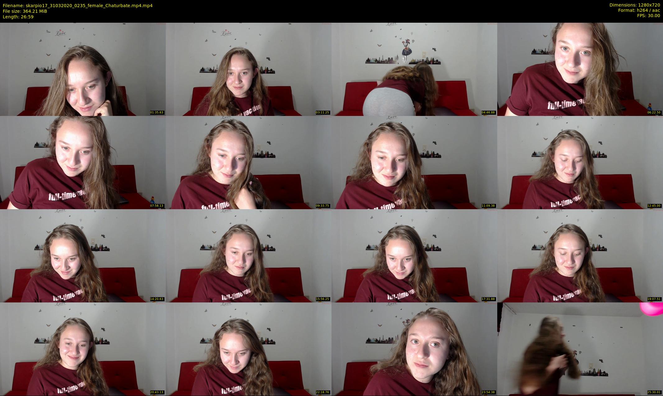 skarpio17 — 27 minute Chaturbate female cam show recording, 720p, Mar 31, 2020