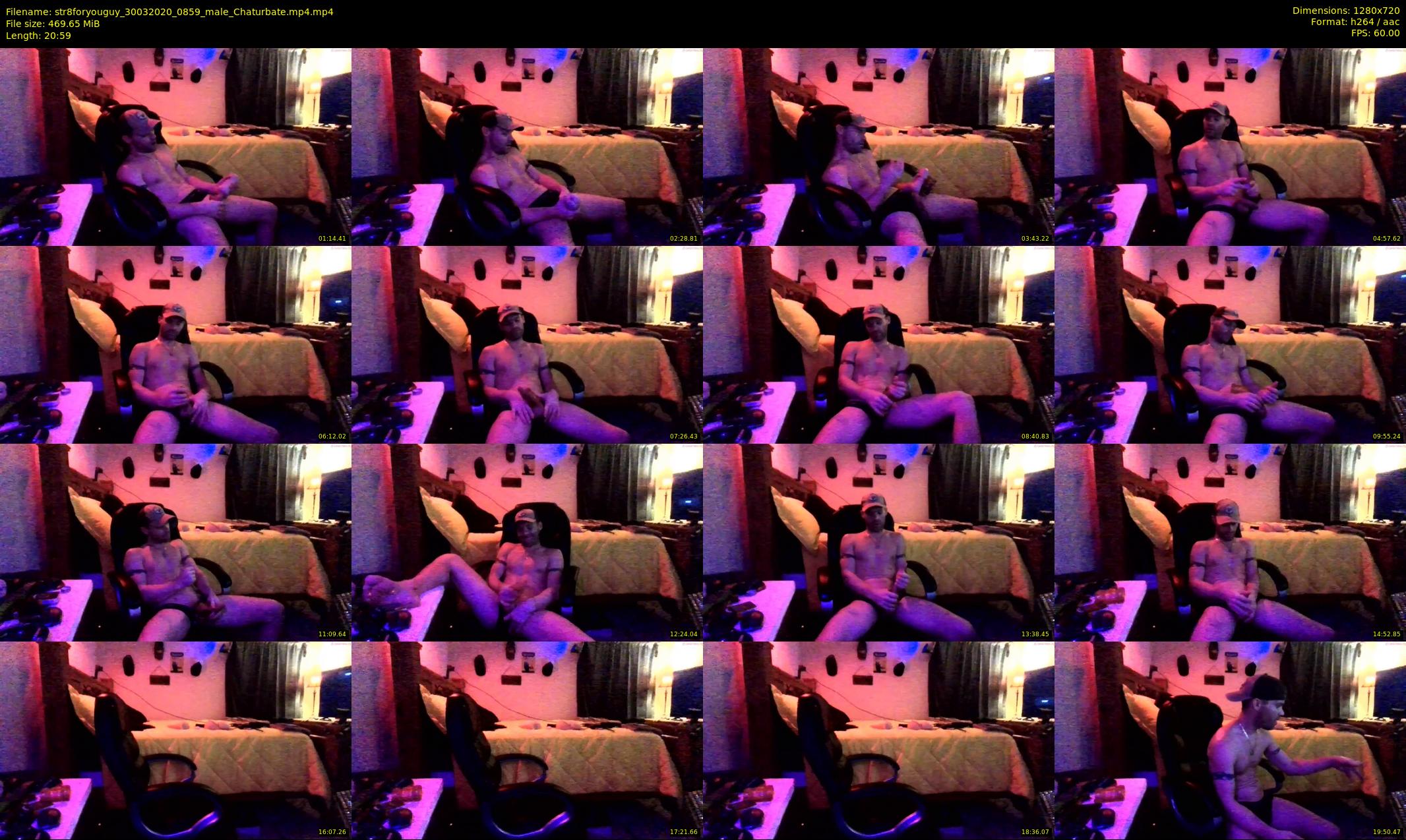 str8foryouguy — 21 minute Chaturbate male cam show recording, 720p, Mar 30, 2020