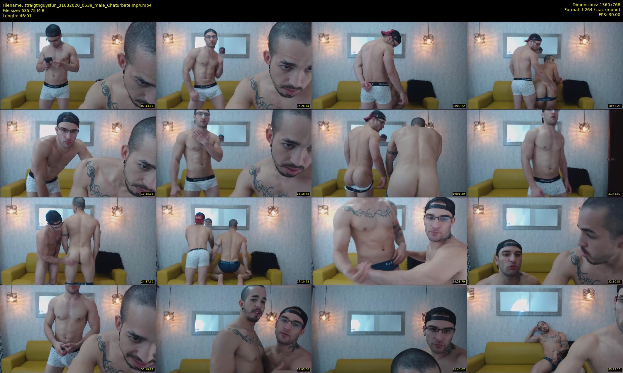 straigthguysfun — 47 minute Chaturbate male cam show recording, 720p, Mar 31, 2020
