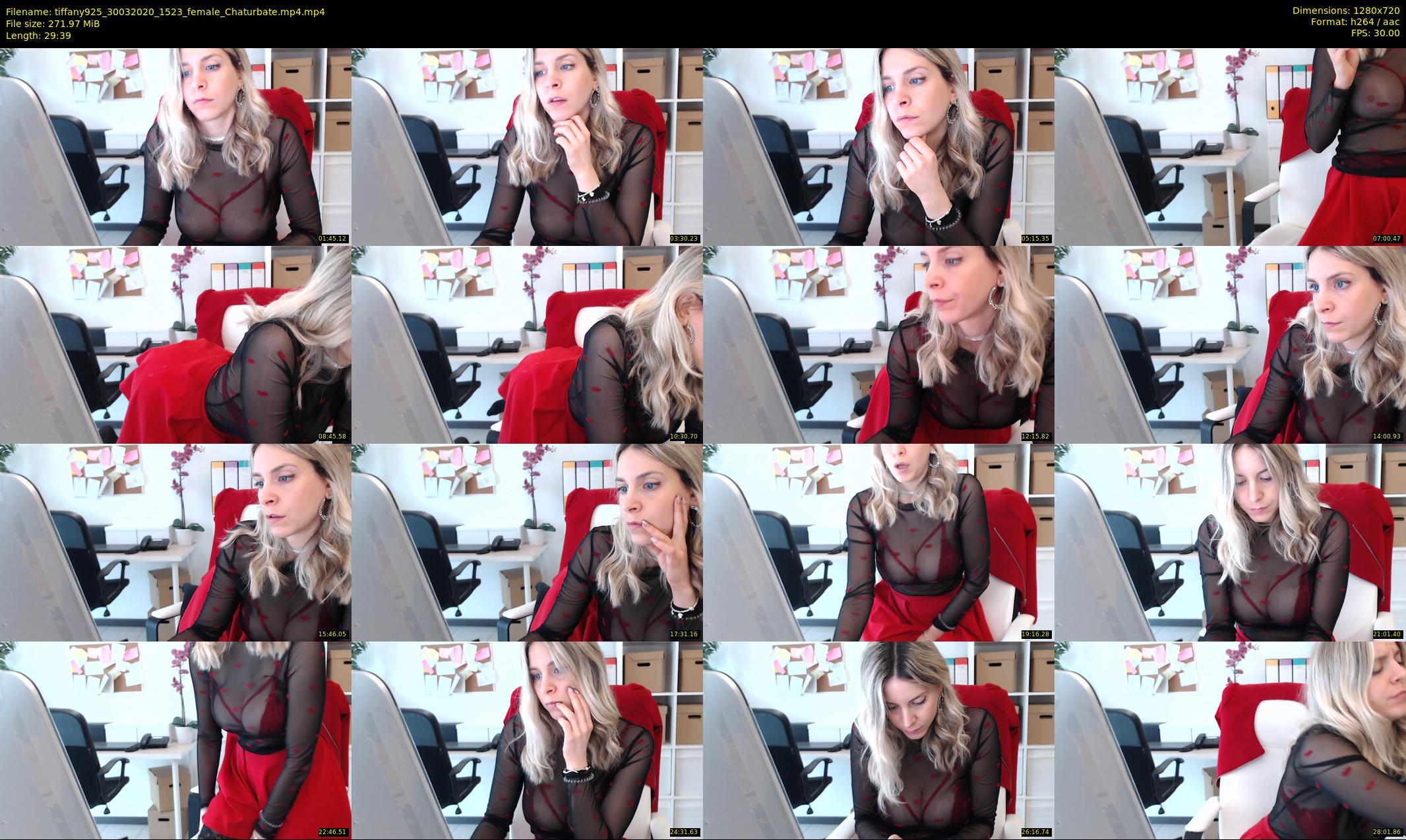 tiffany925 — 30 minute Chaturbate female cam show recording, 720p, Mar 30, 2020
