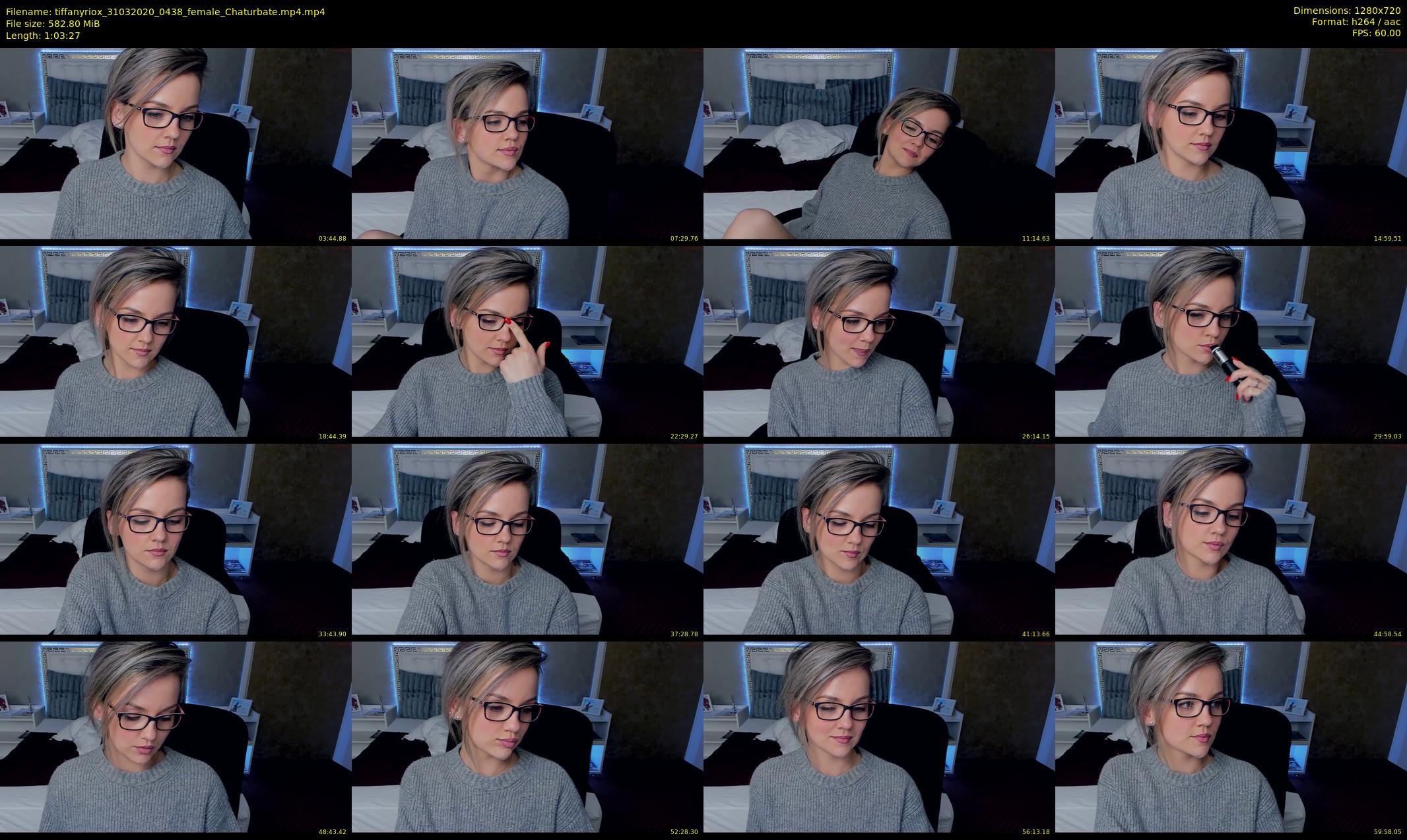 tiffanyriox — 64 minute Chaturbate female cam show recording, 720p, Mar 31, 2020